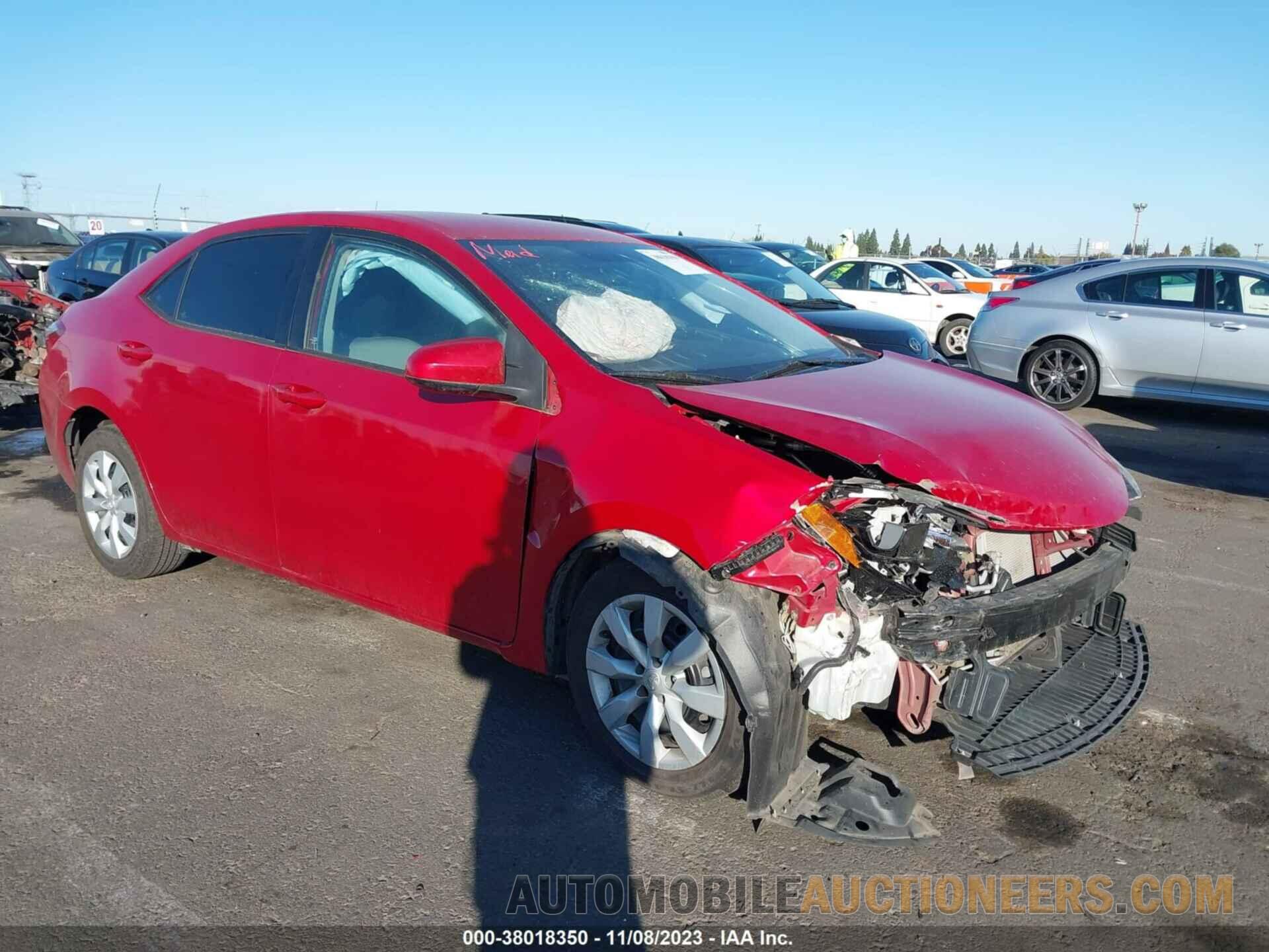 5YFBURHE1GP536912 TOYOTA COROLLA 2016