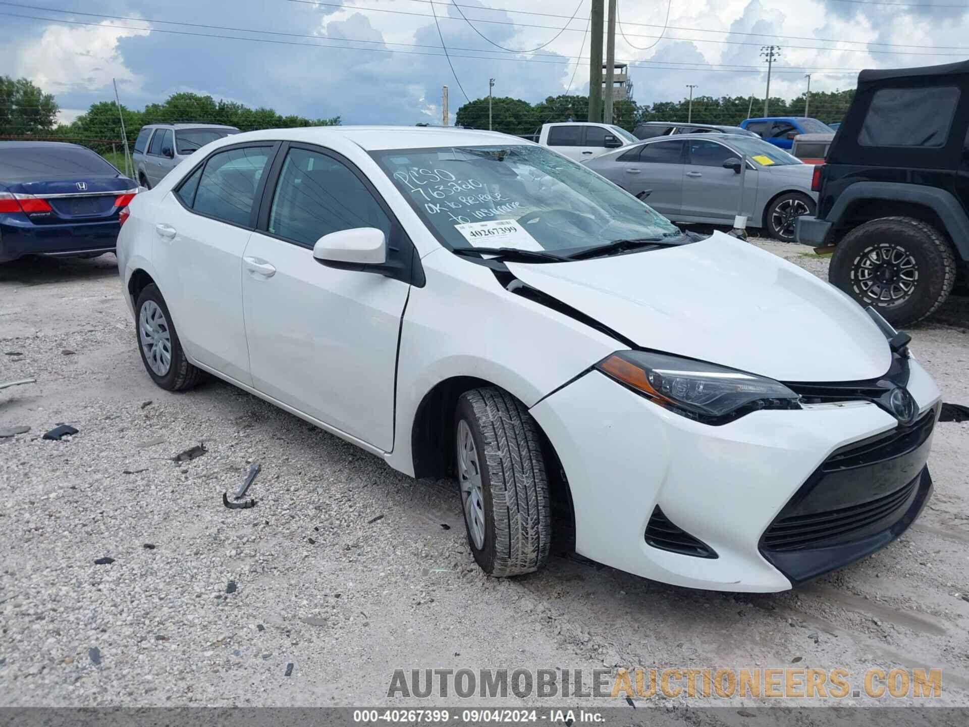 5YFBURHE1JP763220 TOYOTA COROLLA 2018