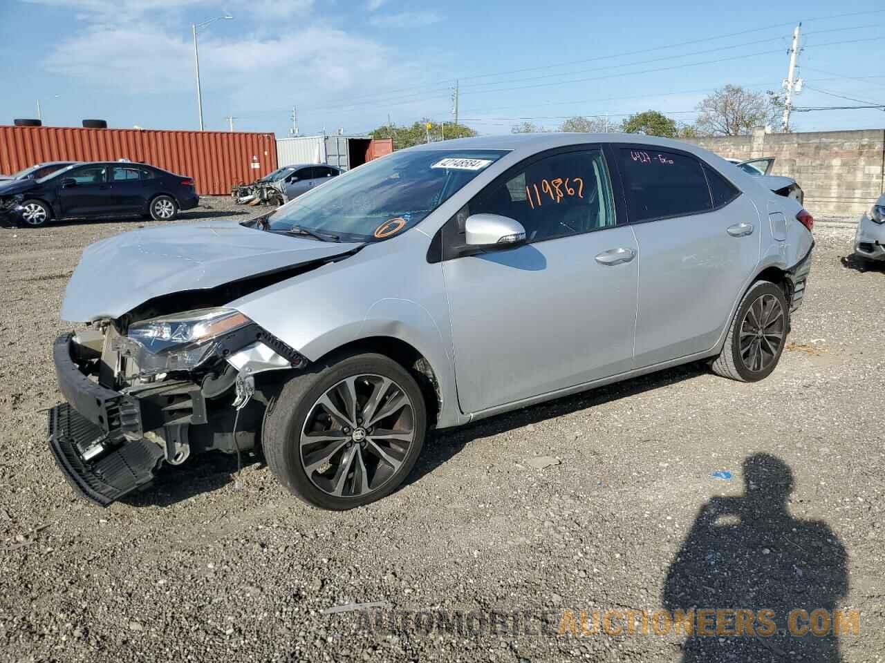 5YFBURHE1JP814845 TOYOTA COROLLA 2018