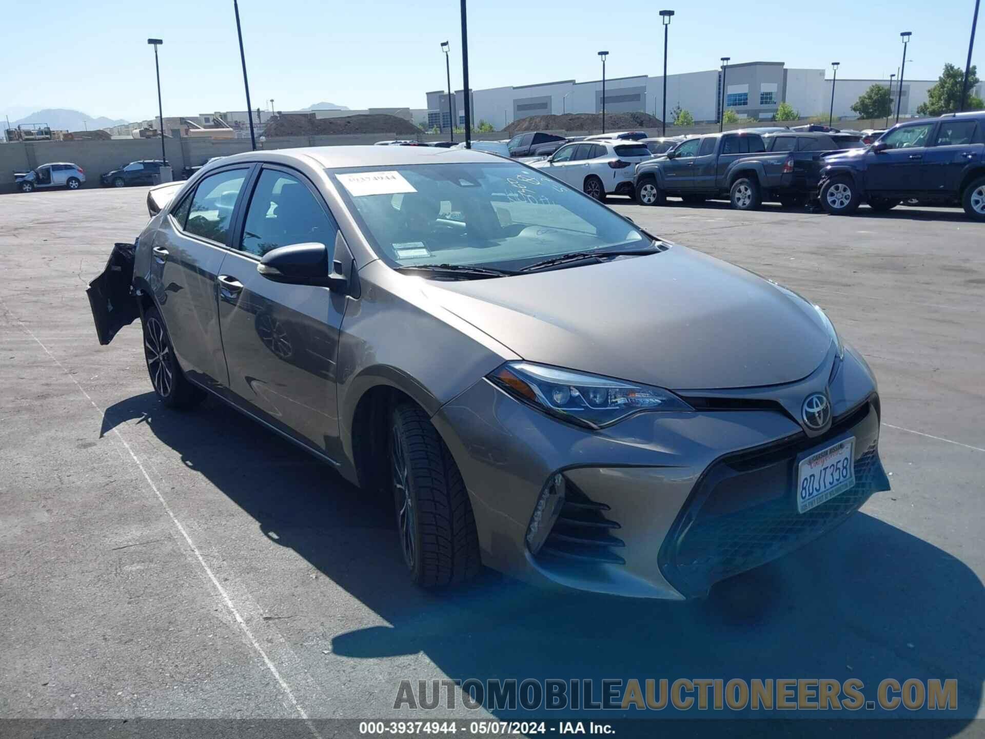 5YFBURHE1JP833234 TOYOTA COROLLA 2018