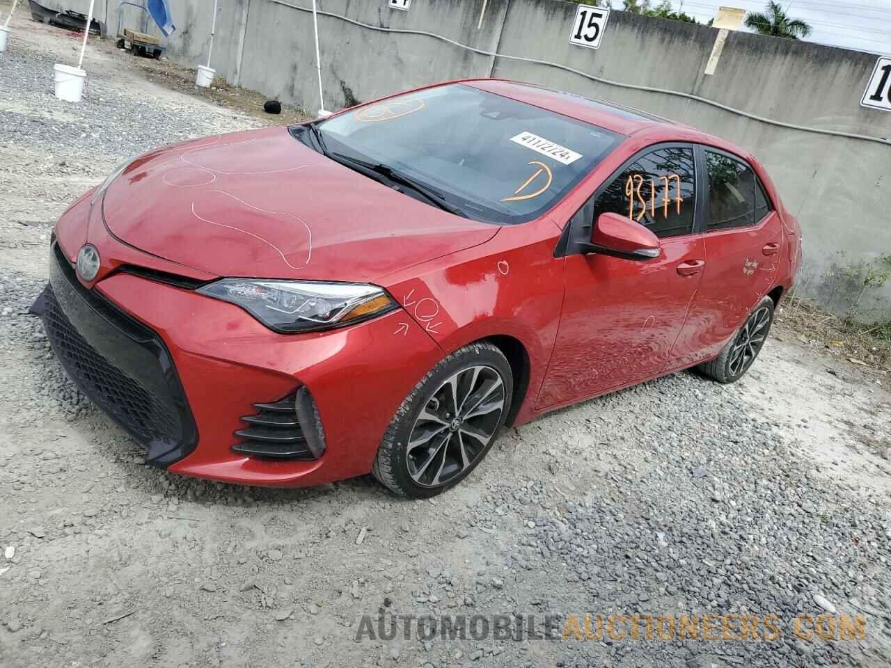 5YFBURHE1KP861570 TOYOTA COROLLA 2019