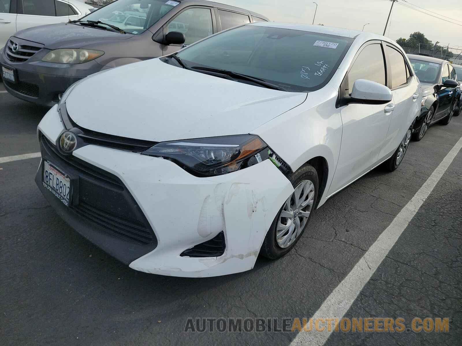 5YFBURHE1KP866994 Toyota Corolla LE 2019