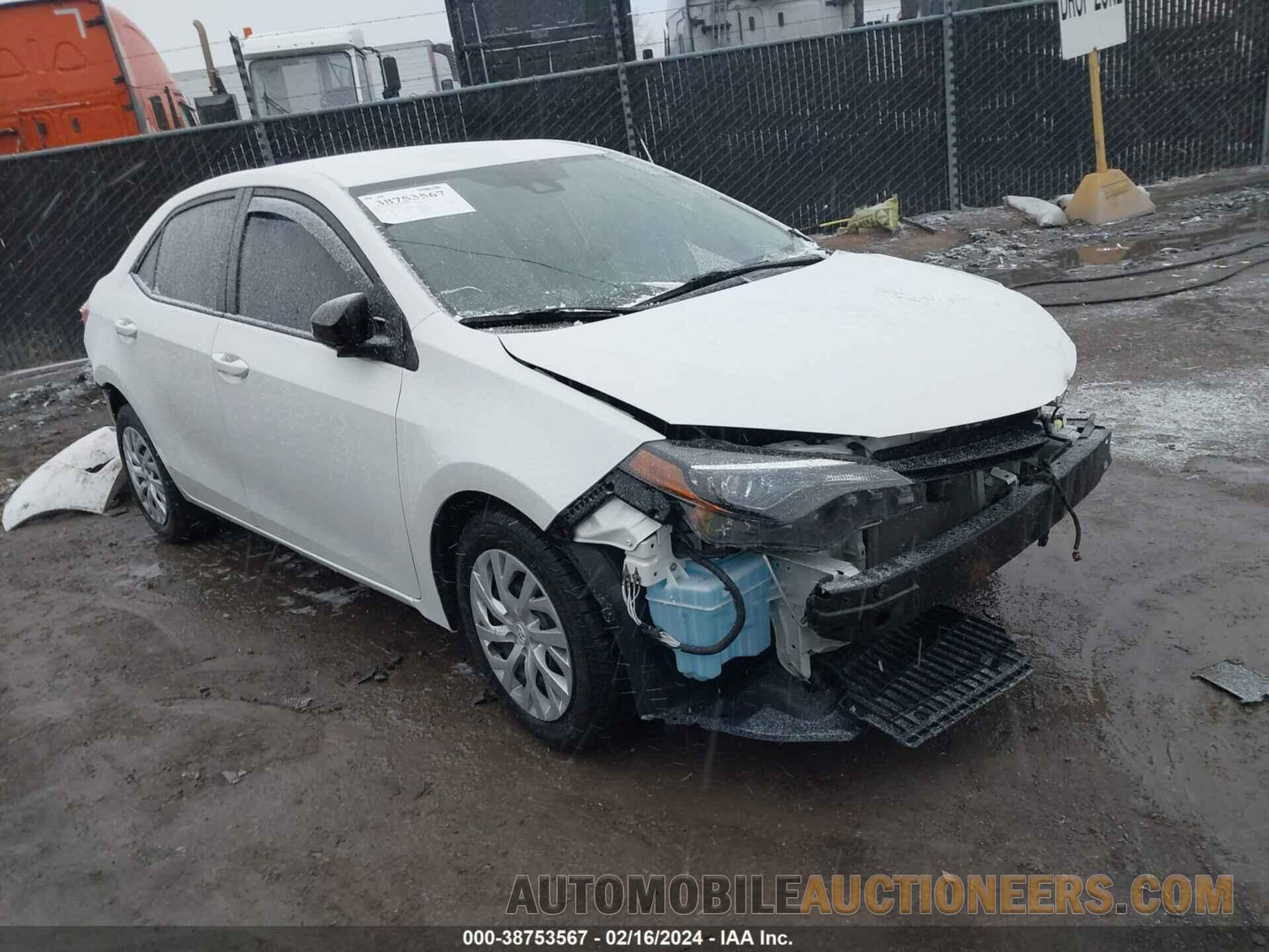 5YFBURHE1KP911237 TOYOTA COROLLA 2019