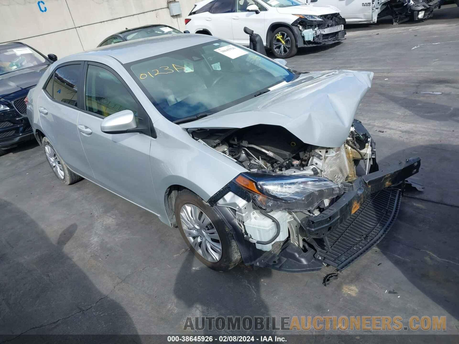 5YFBURHE1KP915739 TOYOTA COROLLA 2019