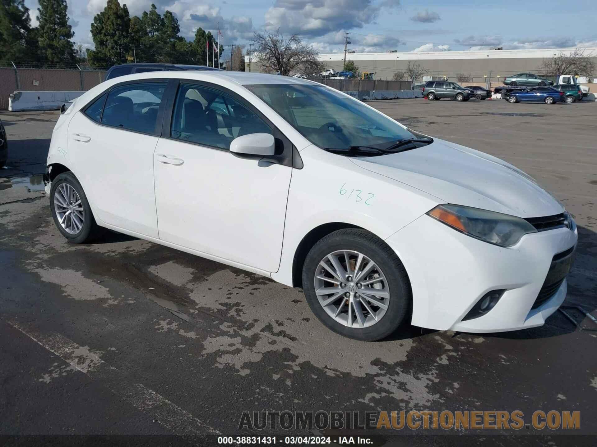 5YFBURHE2FP185166 TOYOTA COROLLA 2015