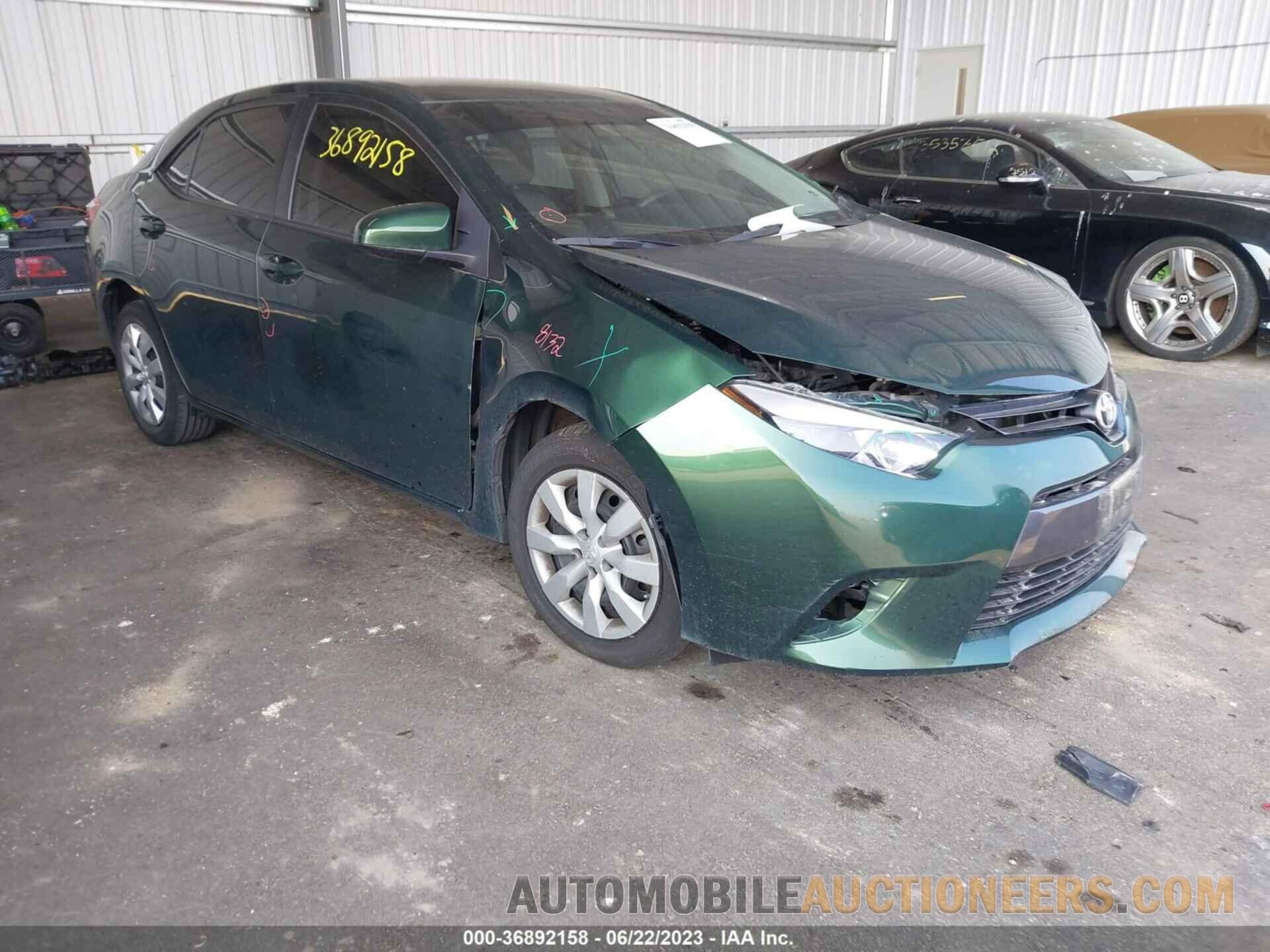 5YFBURHE2FP253594 TOYOTA COROLLA 2015