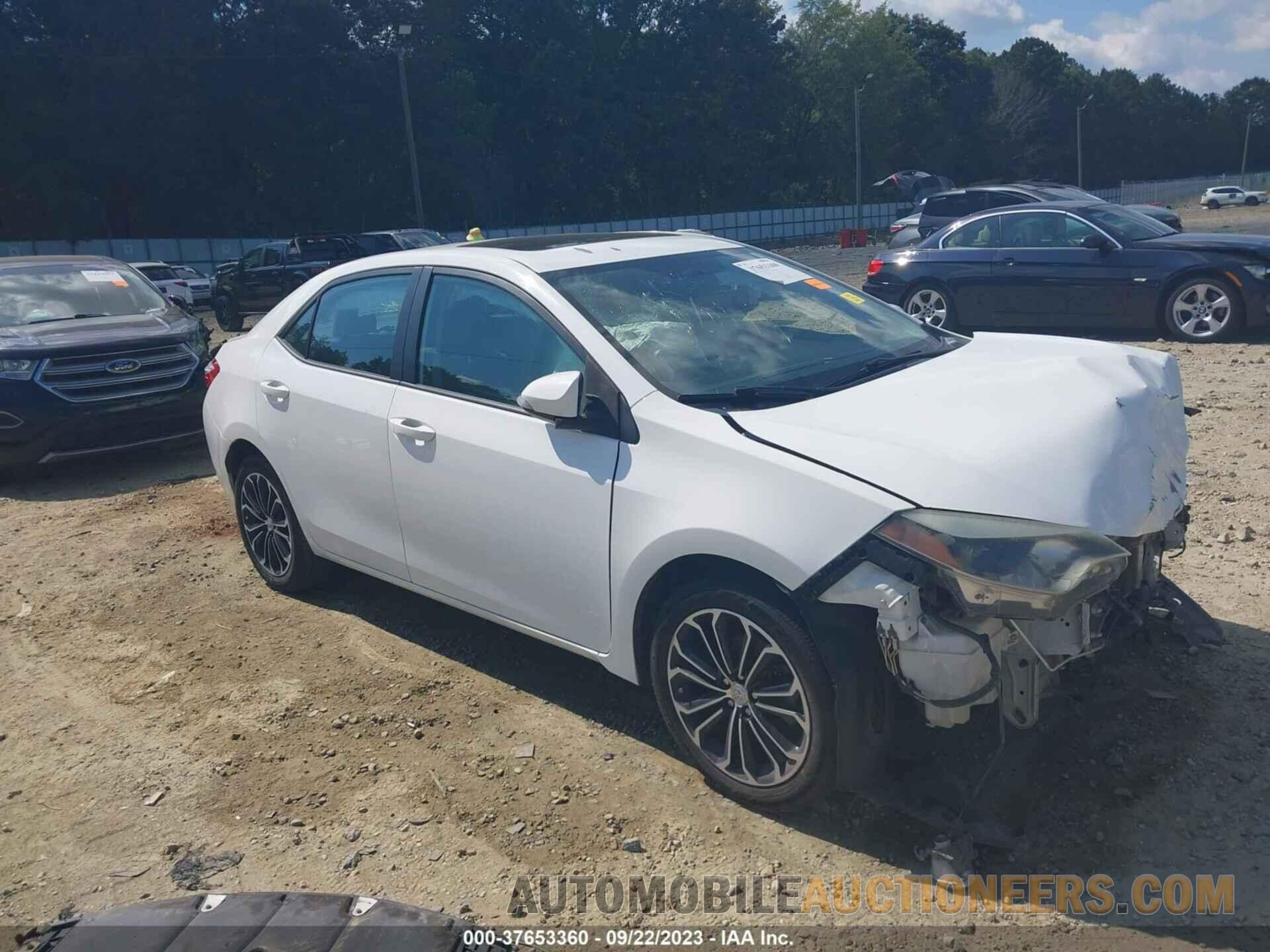 5YFBURHE2FP288832 TOYOTA COROLLA 2015