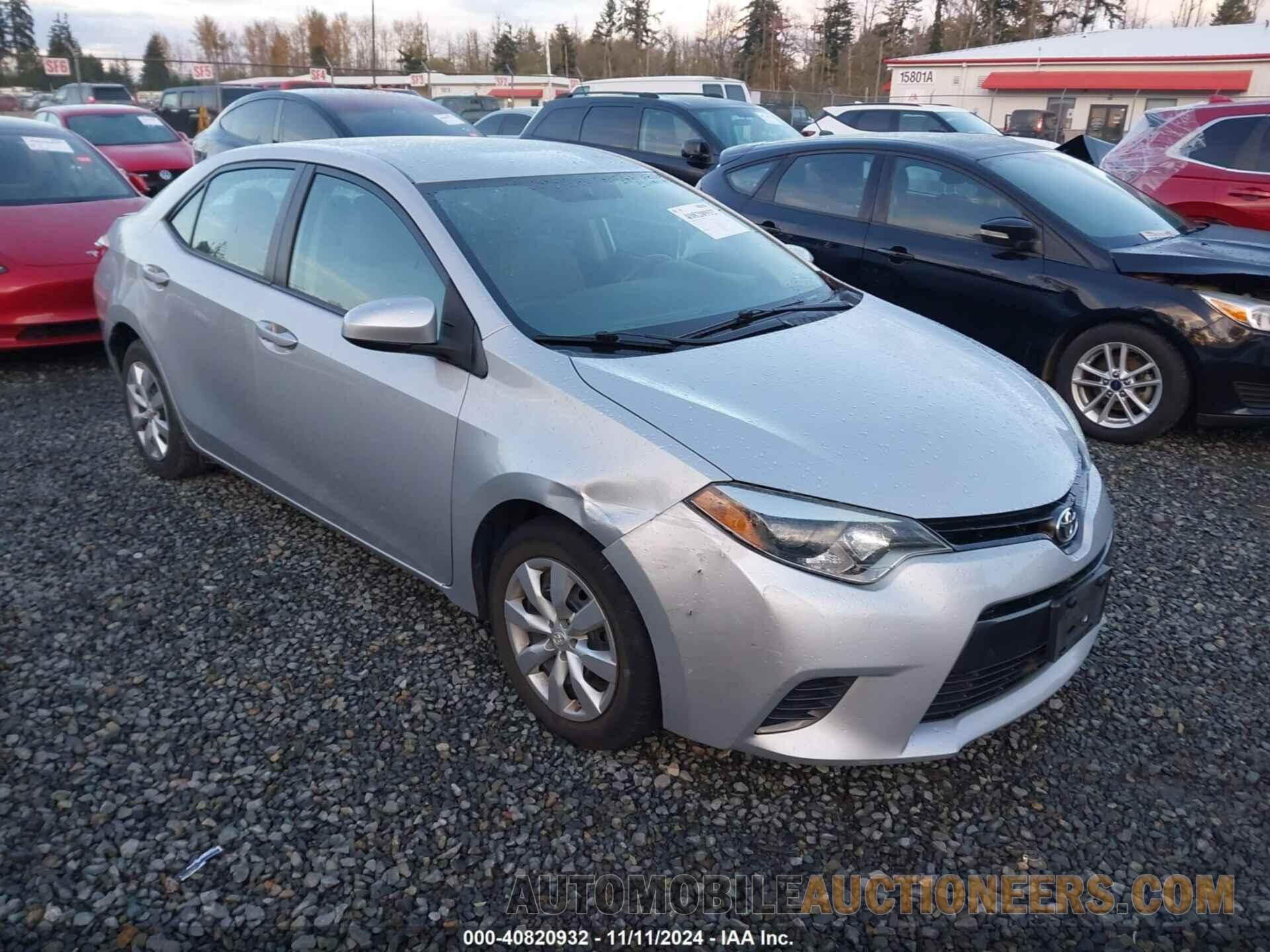 5YFBURHE2FP293643 TOYOTA COROLLA 2015