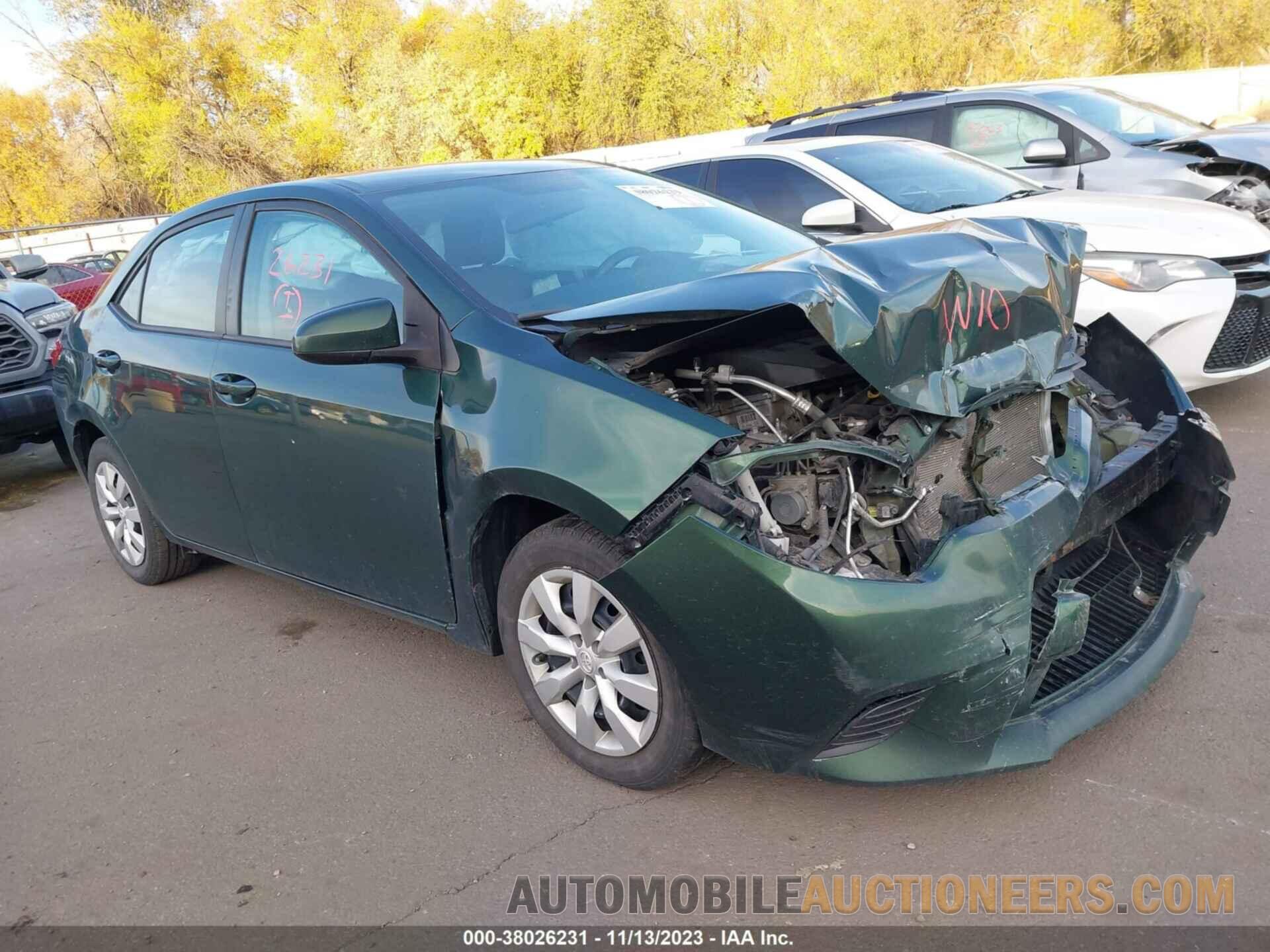 5YFBURHE2FP324552 TOYOTA COROLLA 2015