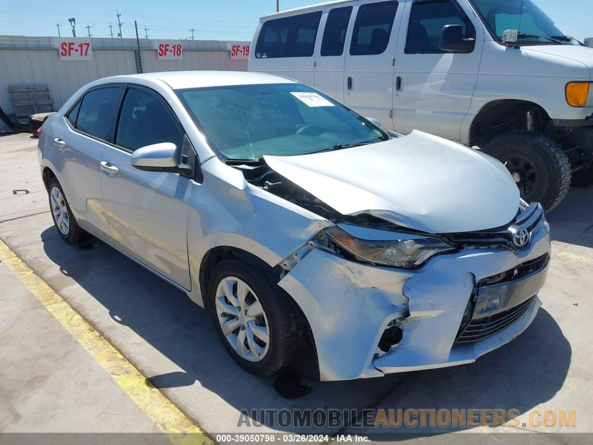 5YFBURHE2FP337625 TOYOTA COROLLA 2015