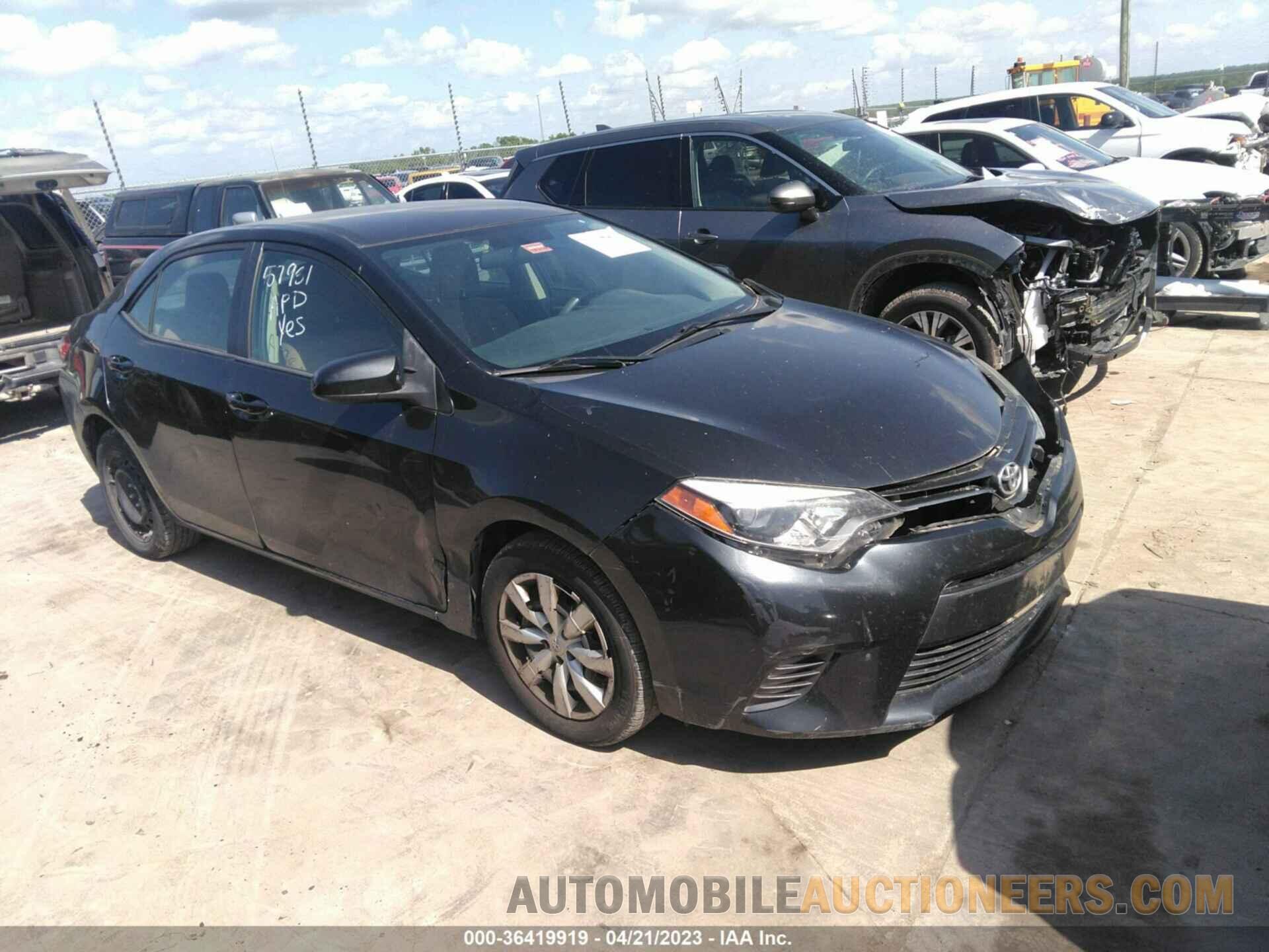 5YFBURHE2FP347216 TOYOTA COROLLA 2015