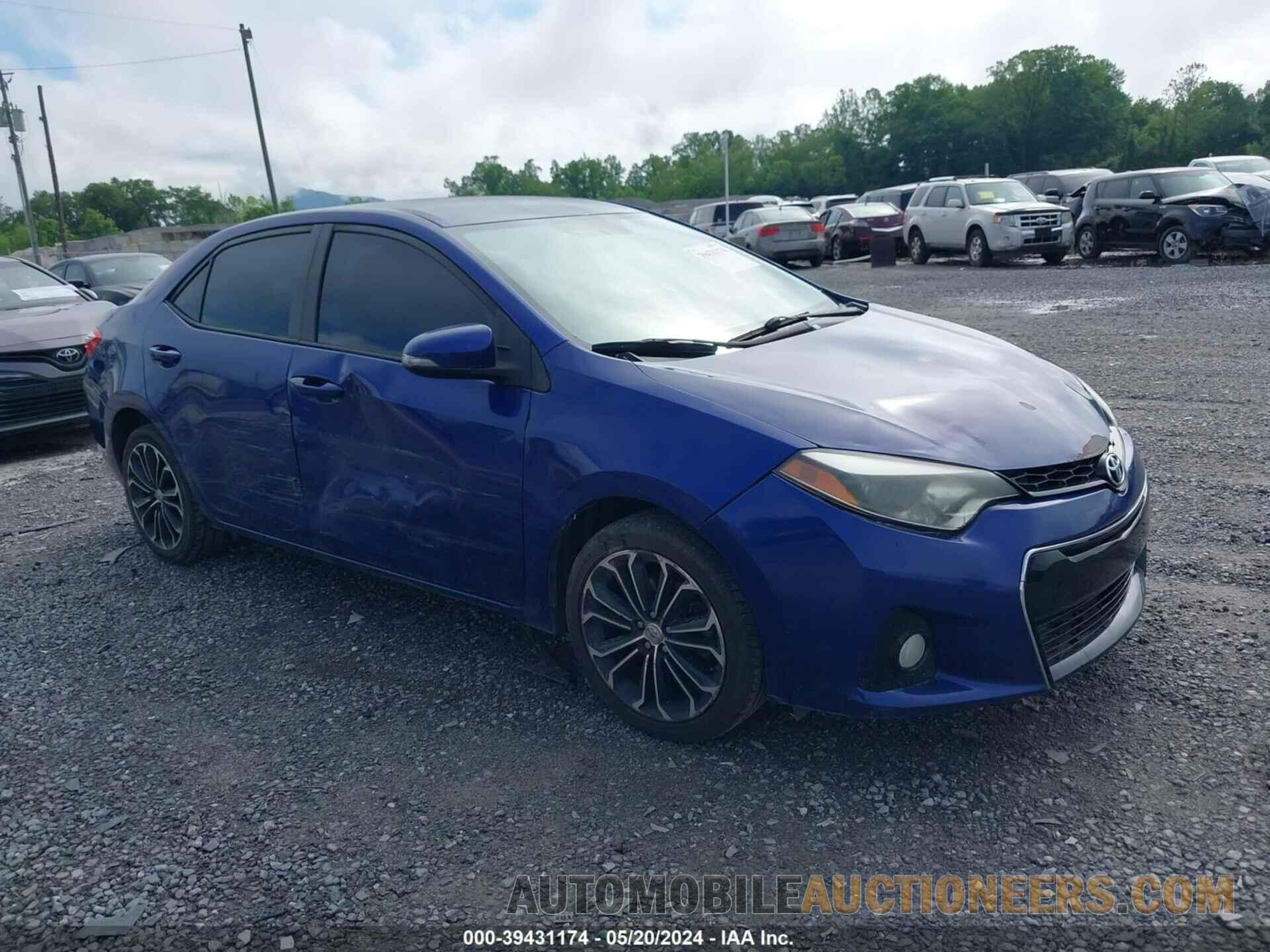 5YFBURHE2FP354294 TOYOTA COROLLA 2015