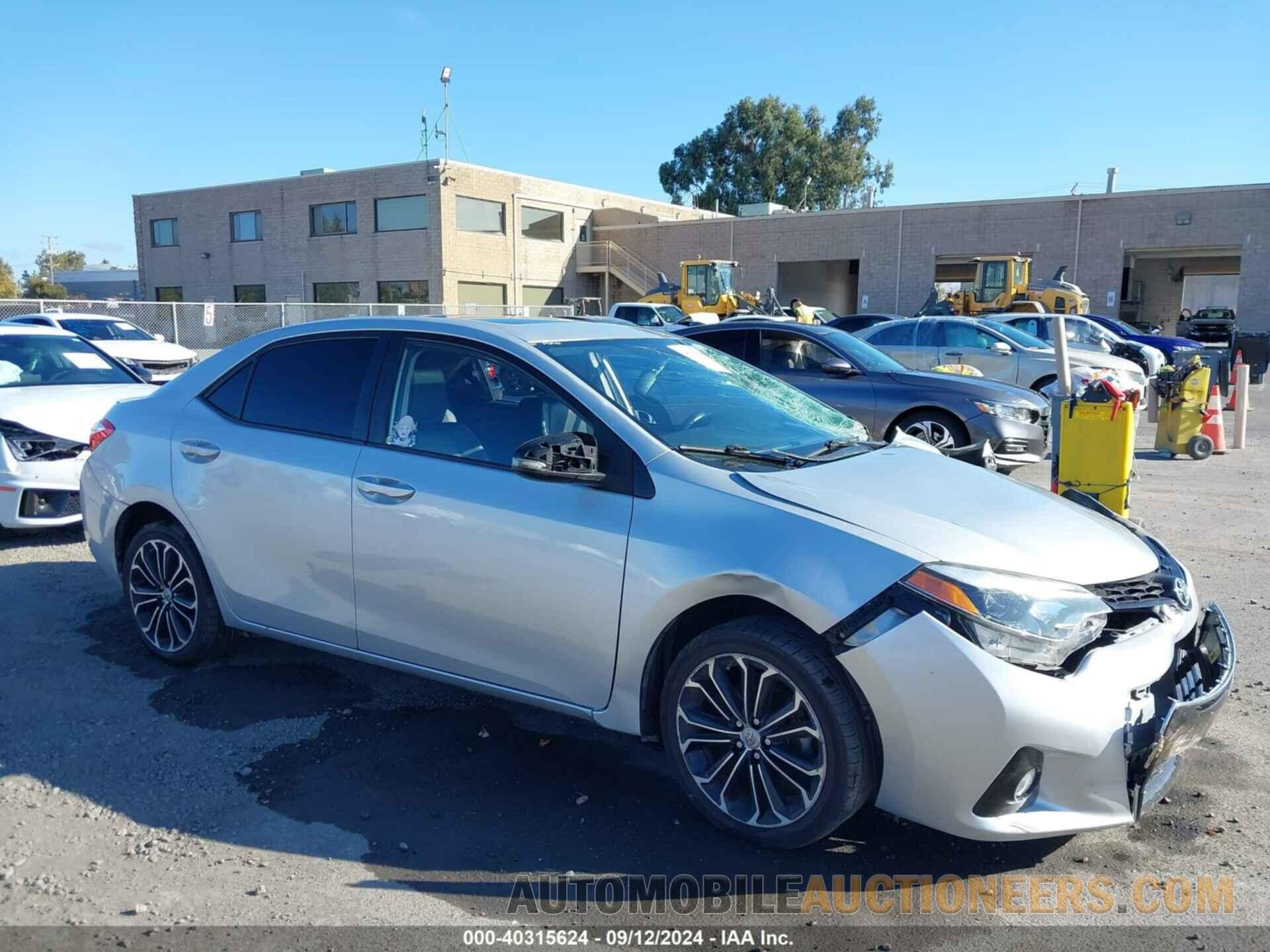 5YFBURHE2FP365442 TOYOTA COROLLA 2015