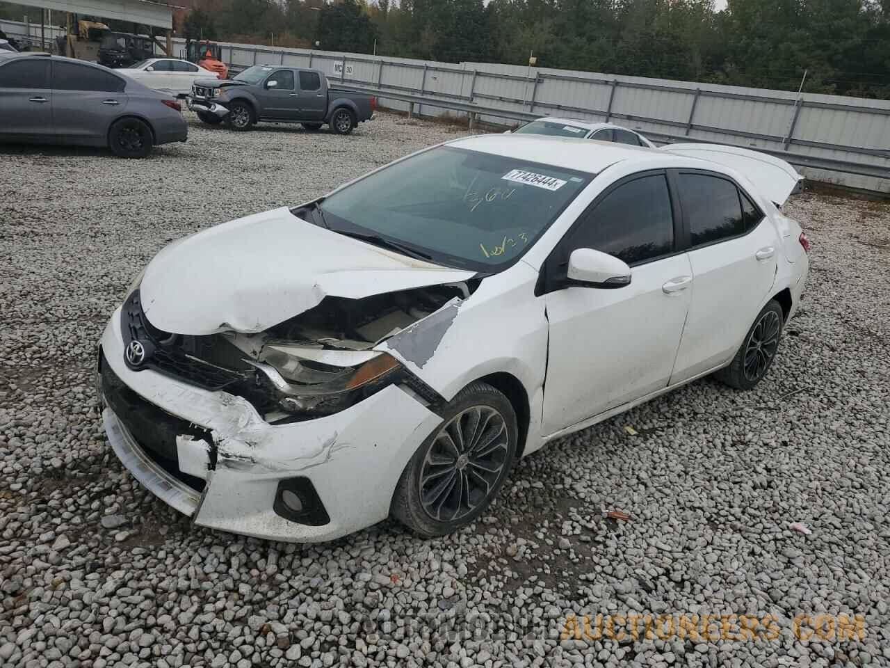 5YFBURHE2GP367449 TOYOTA COROLLA 2016