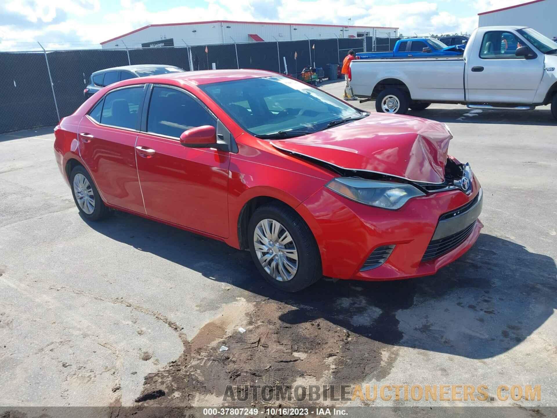 5YFBURHE2GP371307 TOYOTA COROLLA 2016