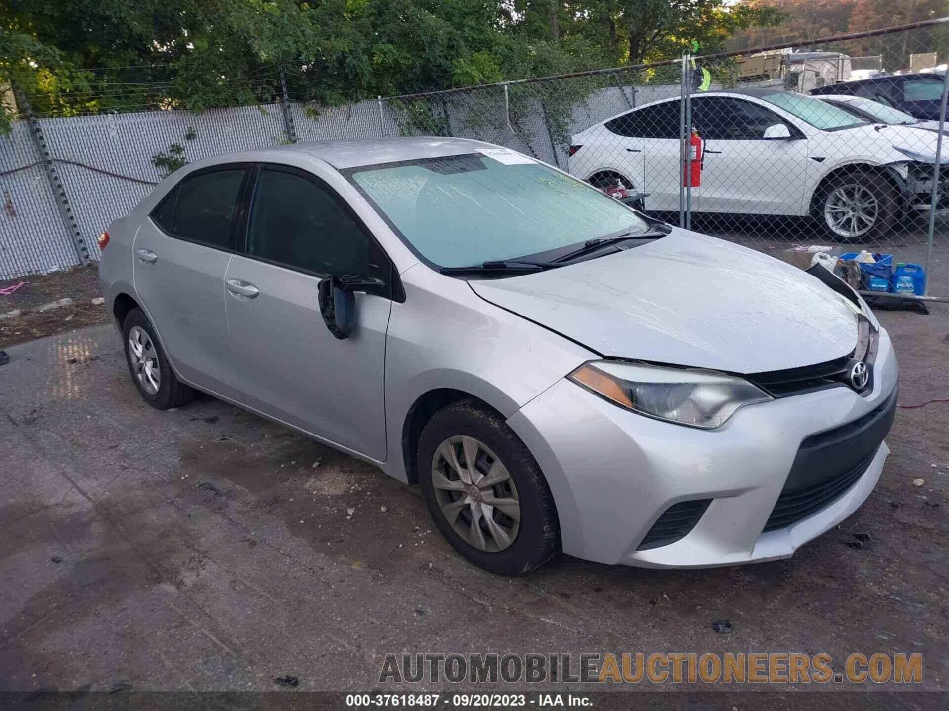 5YFBURHE2GP404841 TOYOTA COROLLA 2016