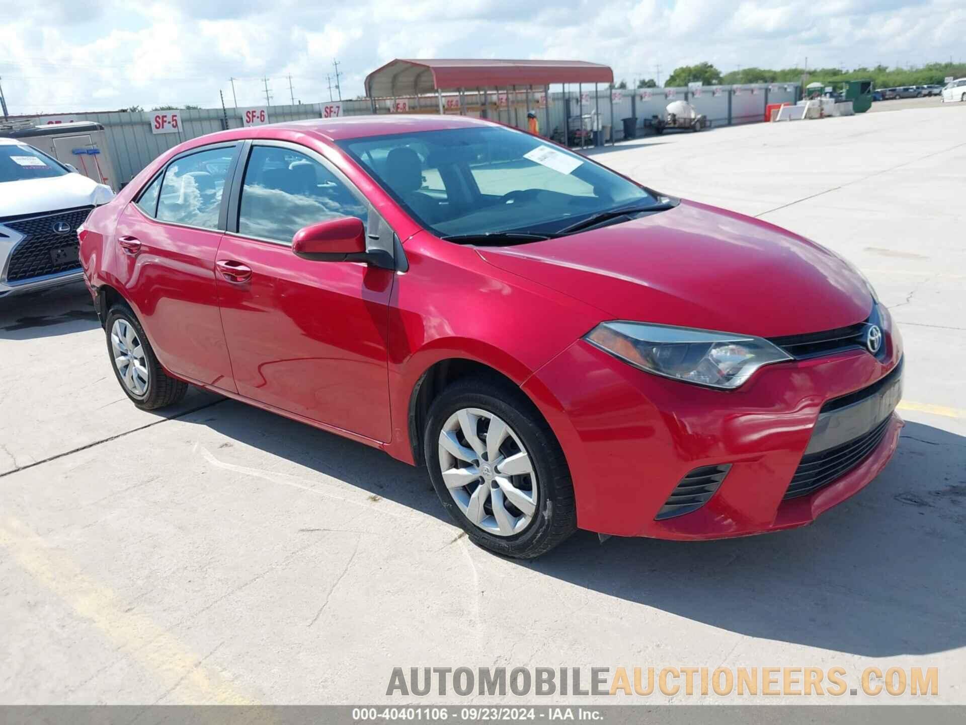 5YFBURHE2GP461167 TOYOTA COROLLA 2016