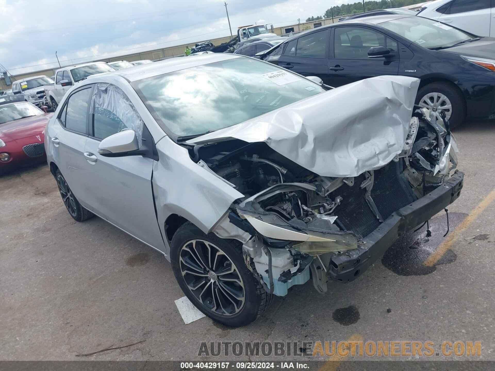 5YFBURHE2GP467602 TOYOTA COROLLA 2016