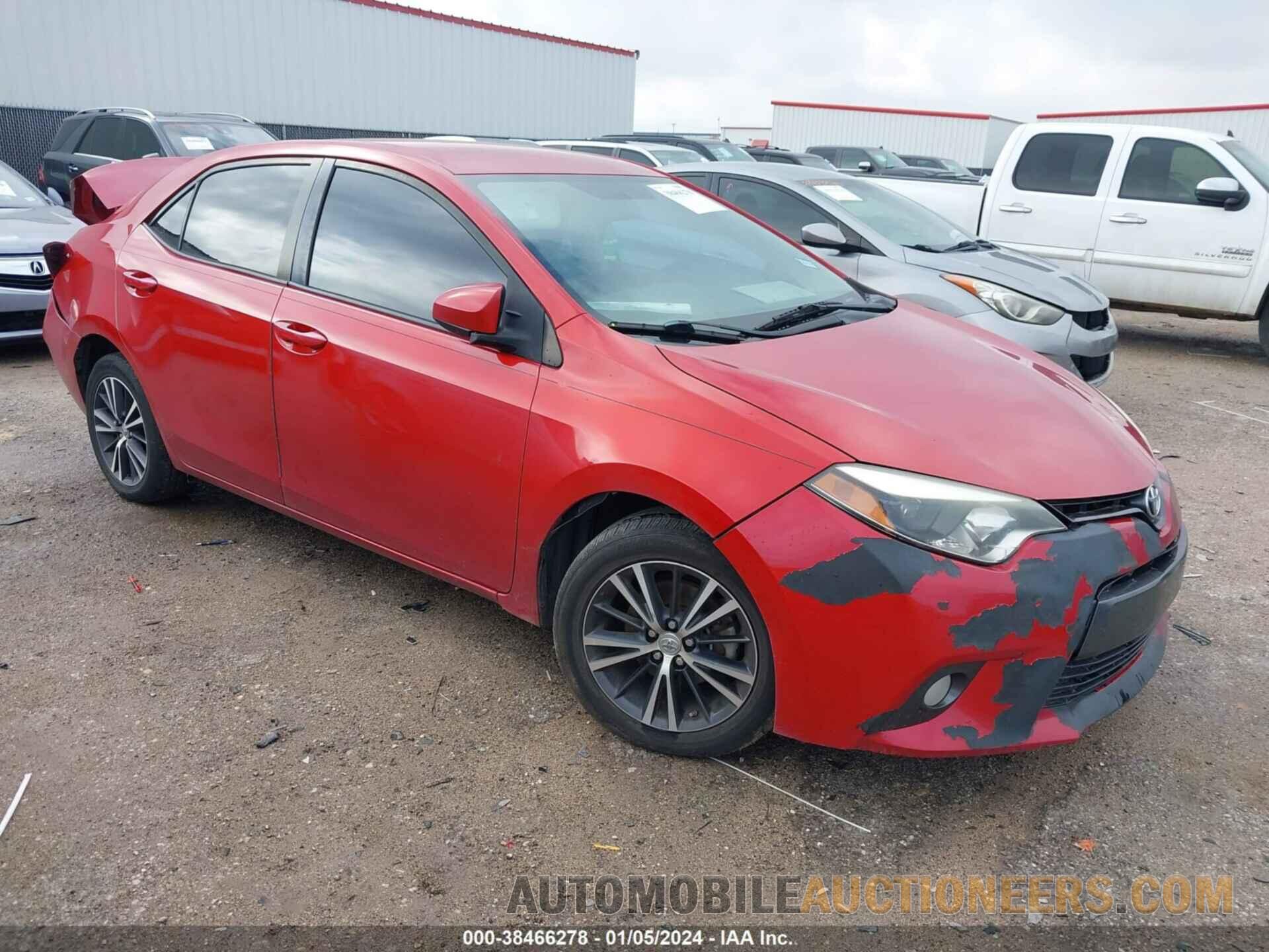 5YFBURHE2GP521769 TOYOTA COROLLA 2016