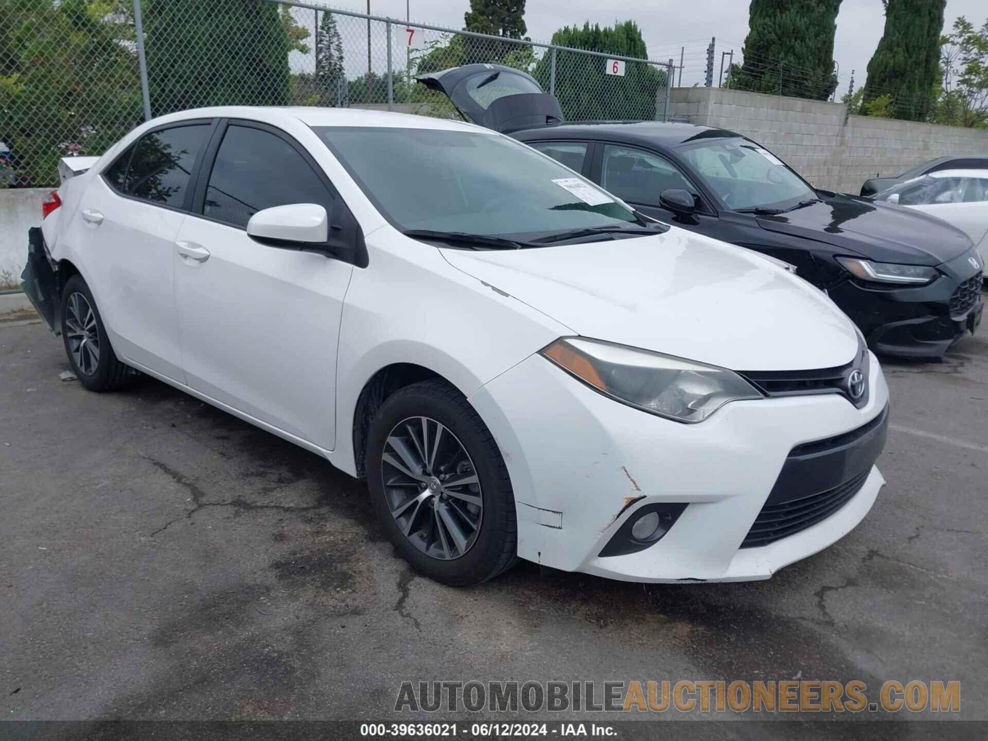 5YFBURHE2GP537907 TOYOTA COROLLA 2016