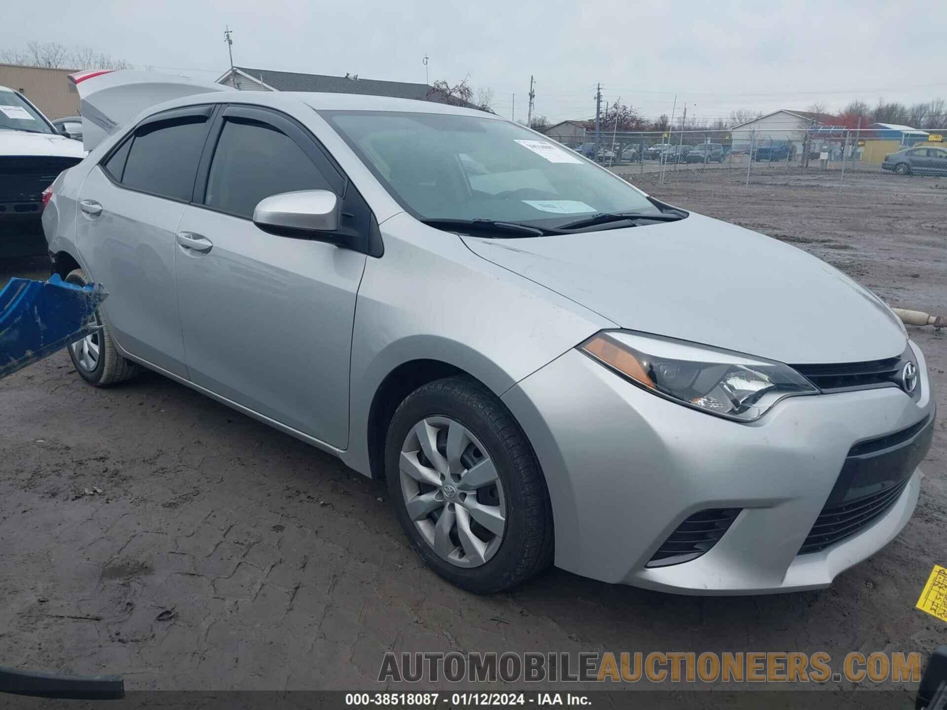 5YFBURHE2GP538412 TOYOTA COROLLA 2016