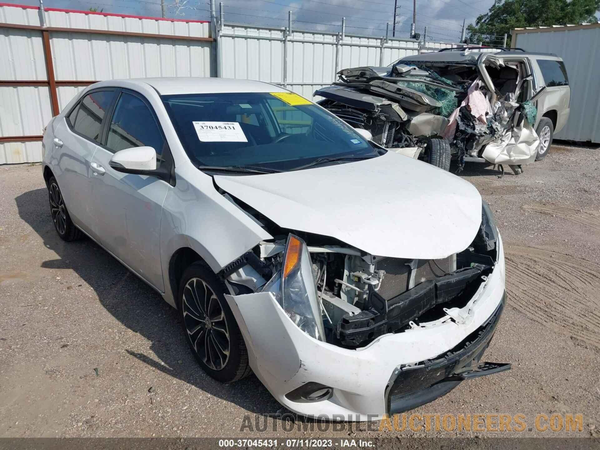 5YFBURHE2GP565187 TOYOTA COROLLA 2016