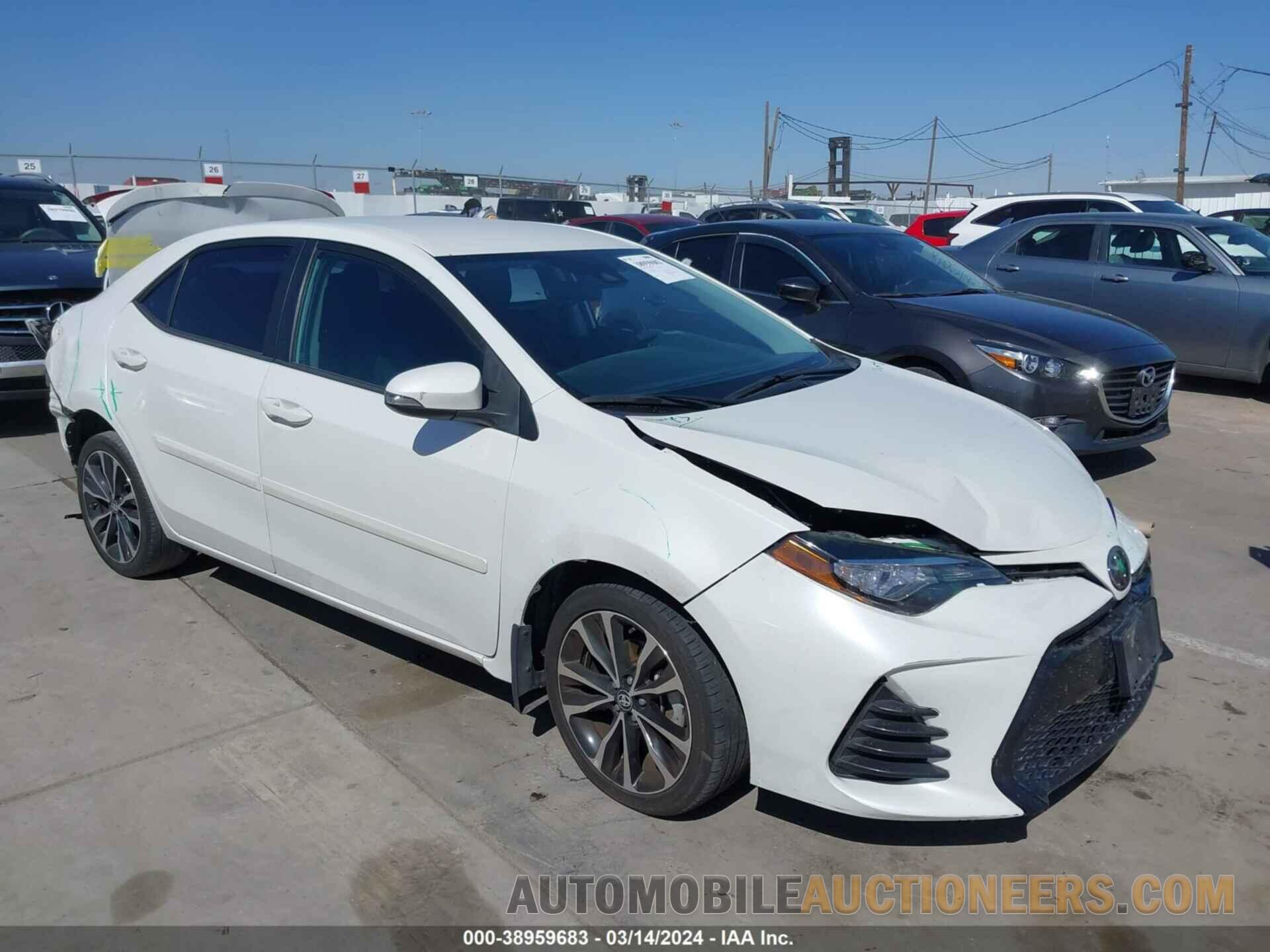 5YFBURHE2KP899034 TOYOTA COROLLA 2019