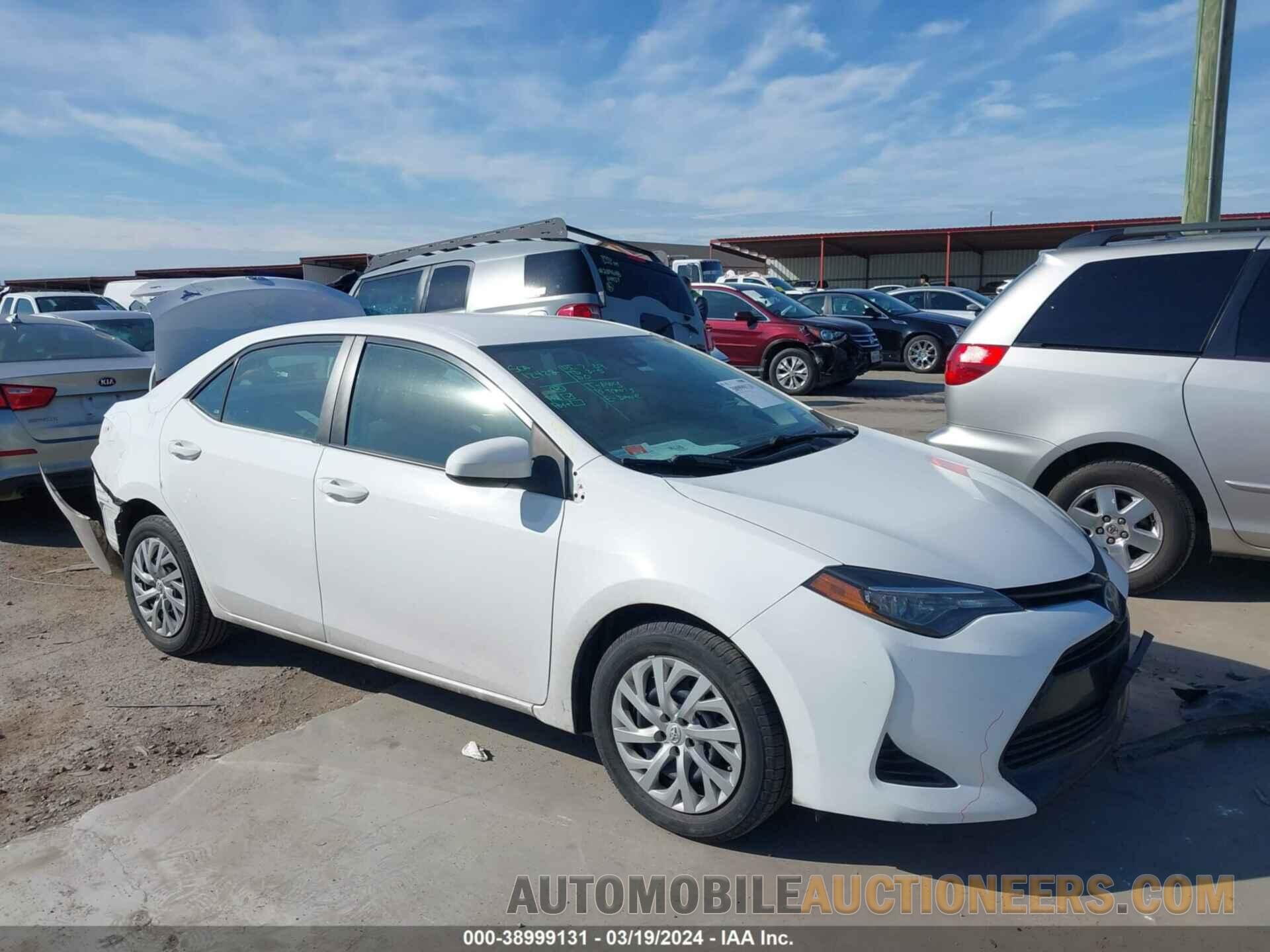 5YFBURHE2KP899244 TOYOTA COROLLA 2019