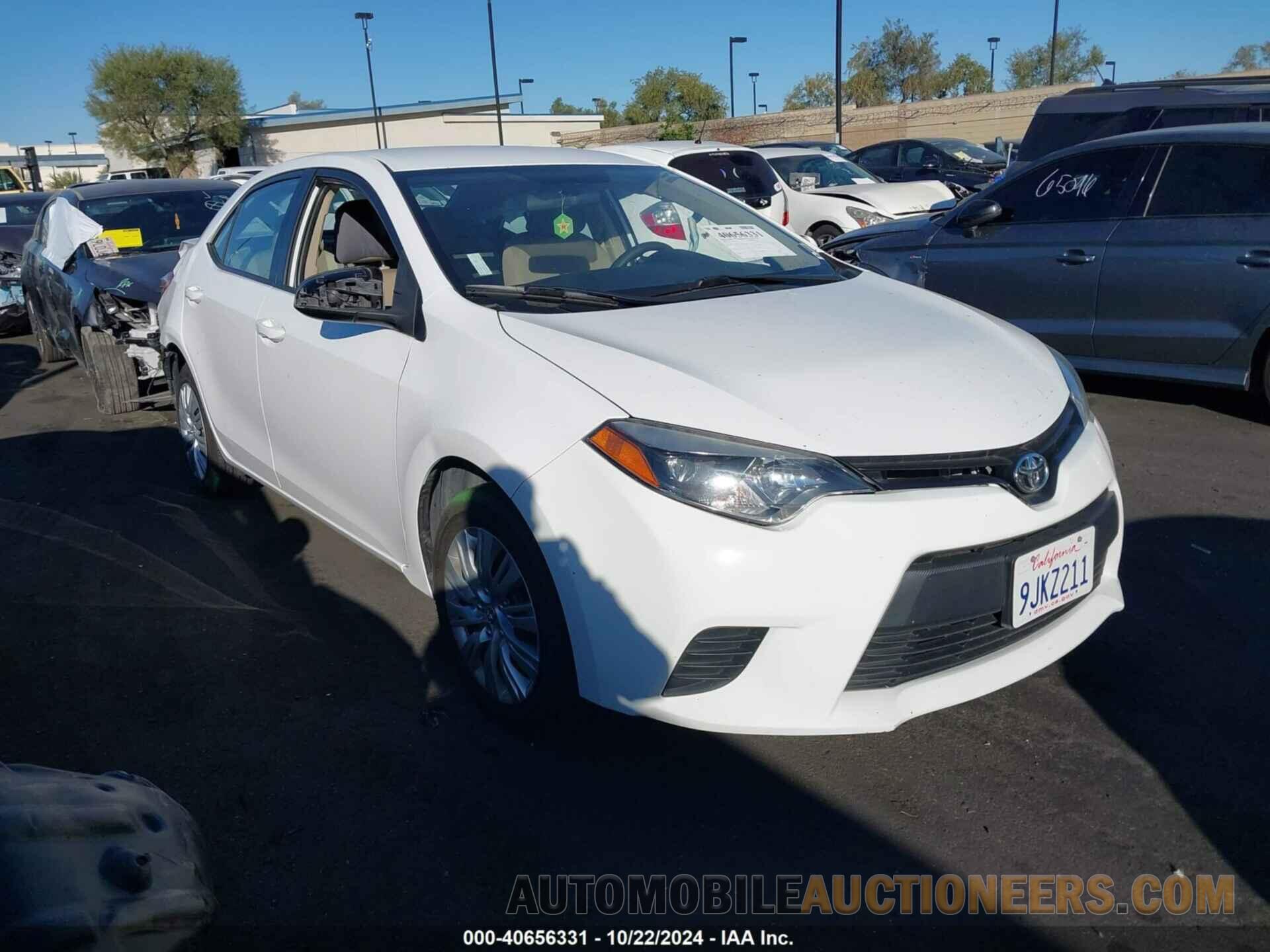 5YFBURHE3EP123600 TOYOTA COROLLA 2014