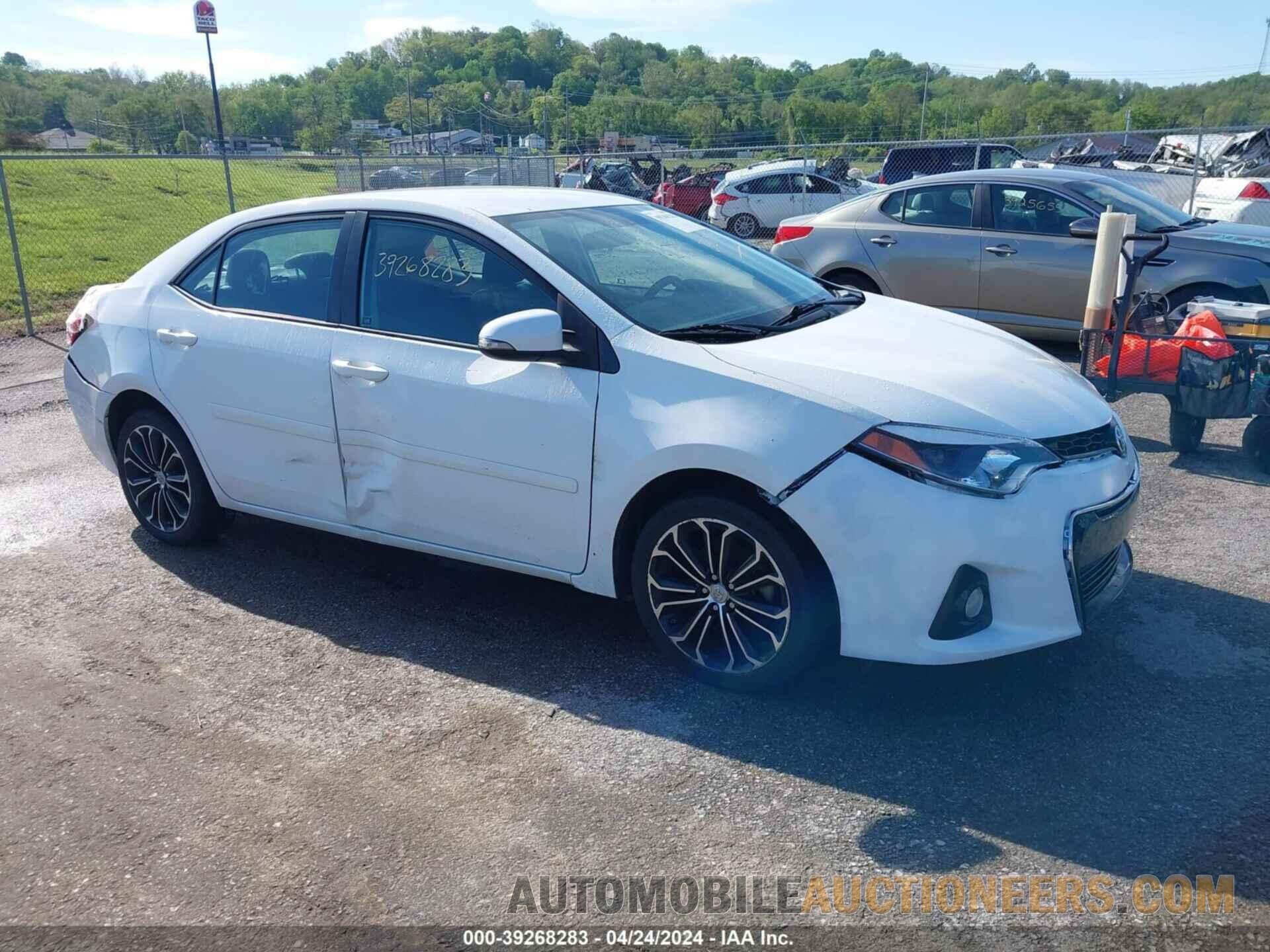 5YFBURHE3FP186844 TOYOTA COROLLA 2015