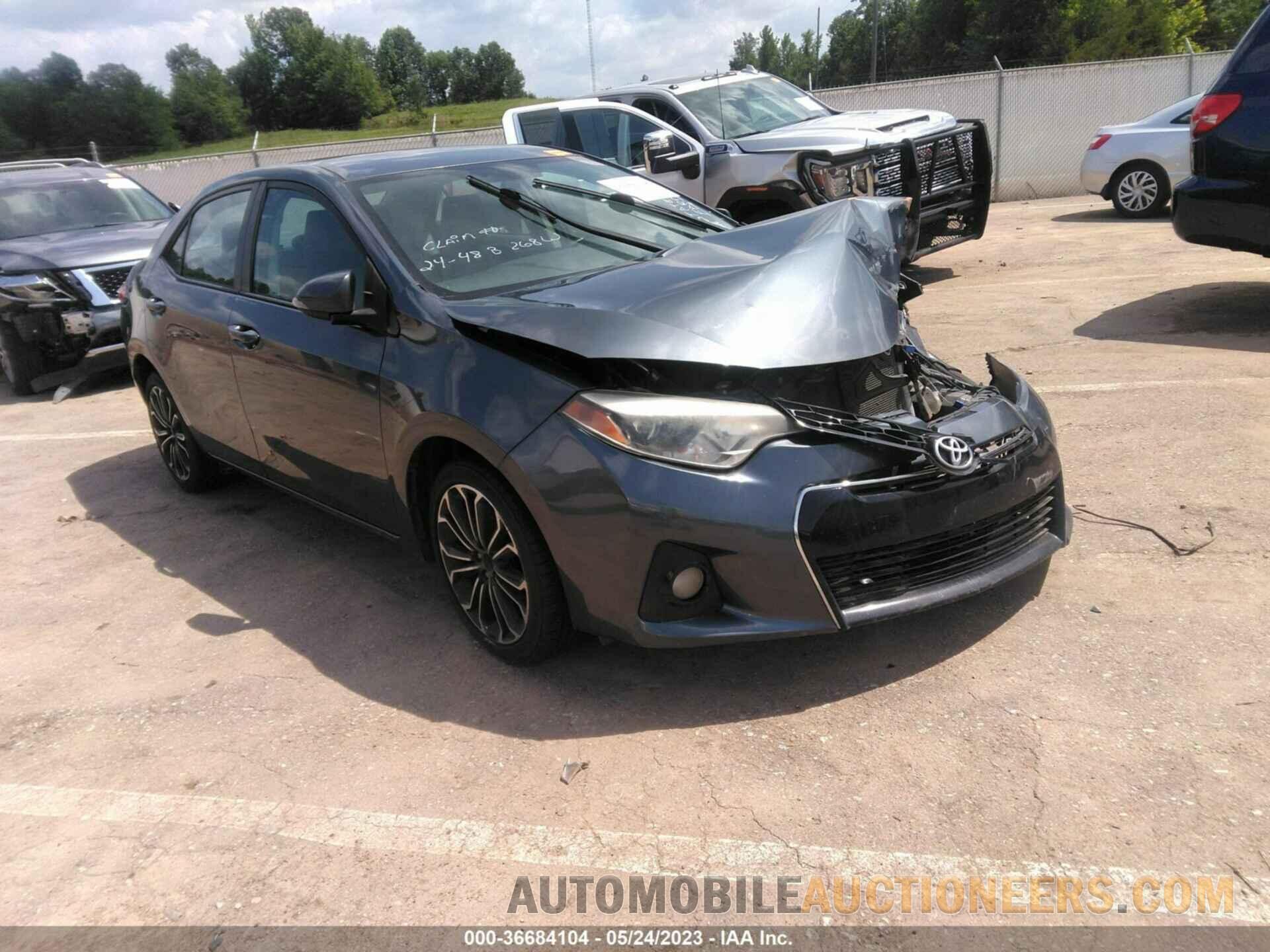 5YFBURHE3FP192384 TOYOTA COROLLA 2015