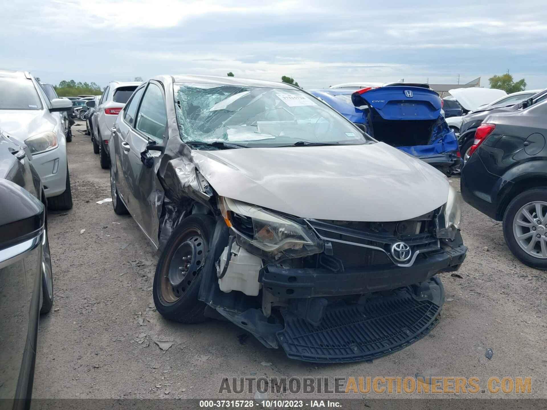 5YFBURHE3FP256634 TOYOTA COROLLA 2015