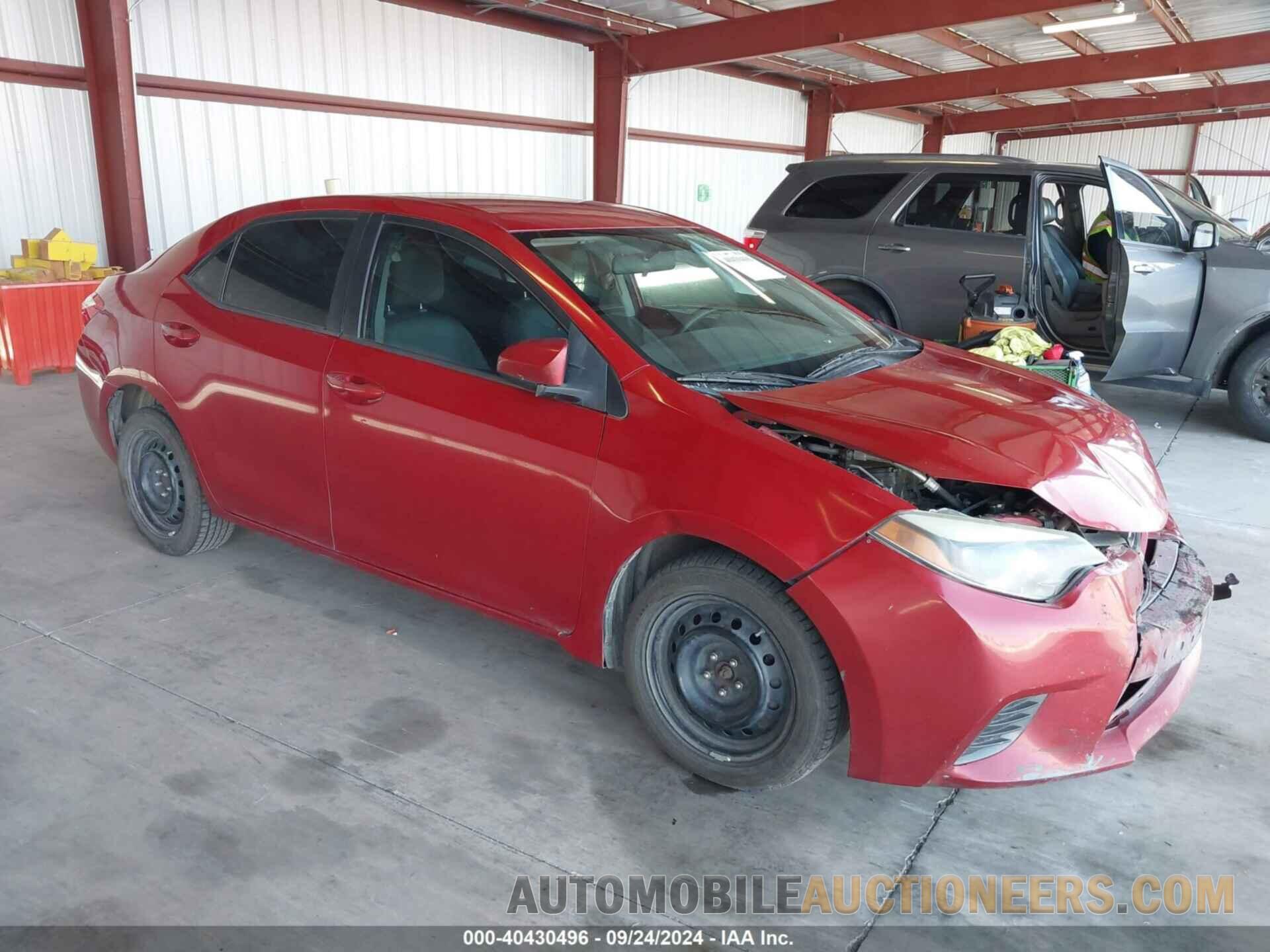 5YFBURHE3FP263356 TOYOTA COROLLA 2015