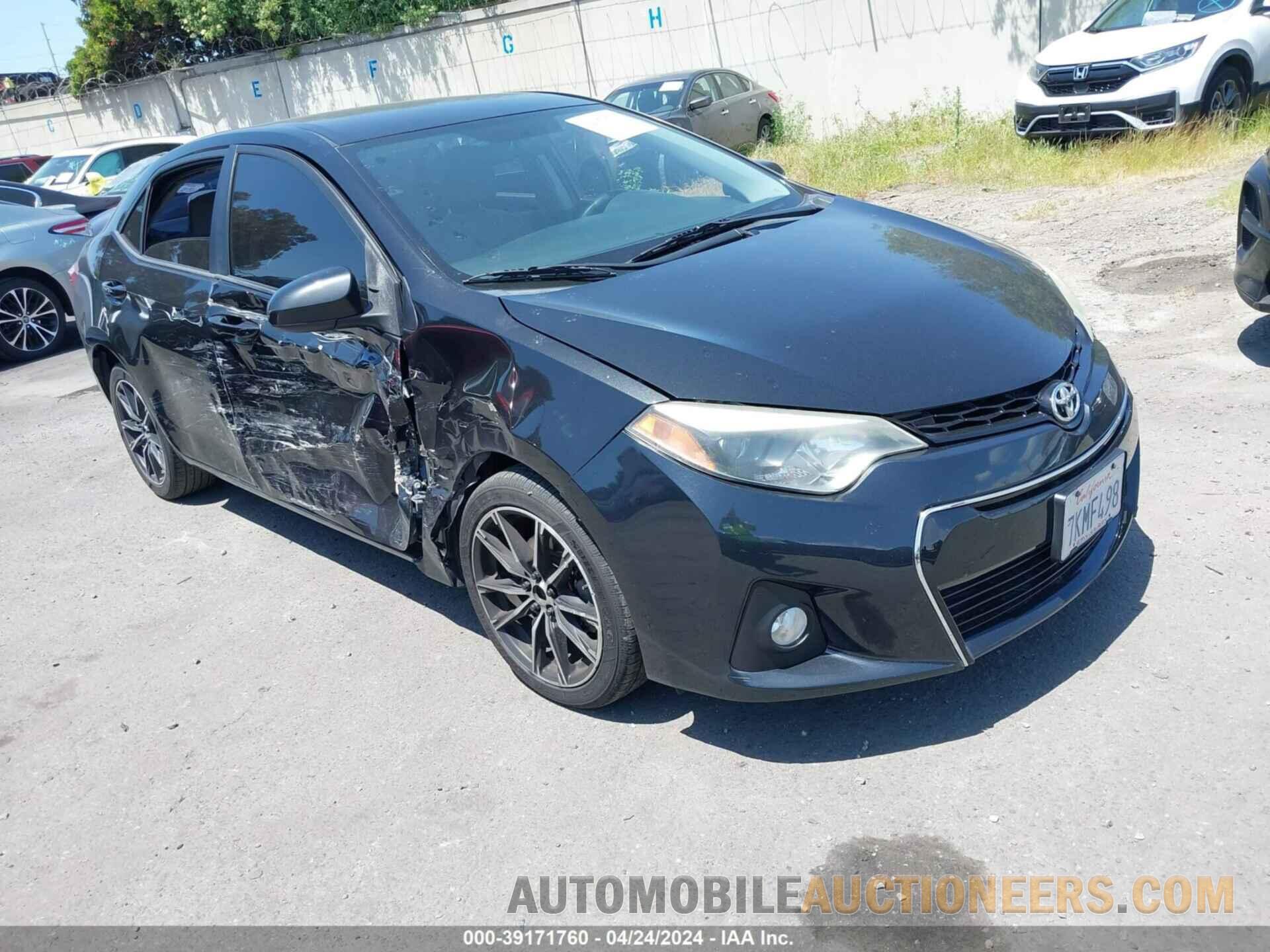 5YFBURHE3FP287656 TOYOTA COROLLA 2015