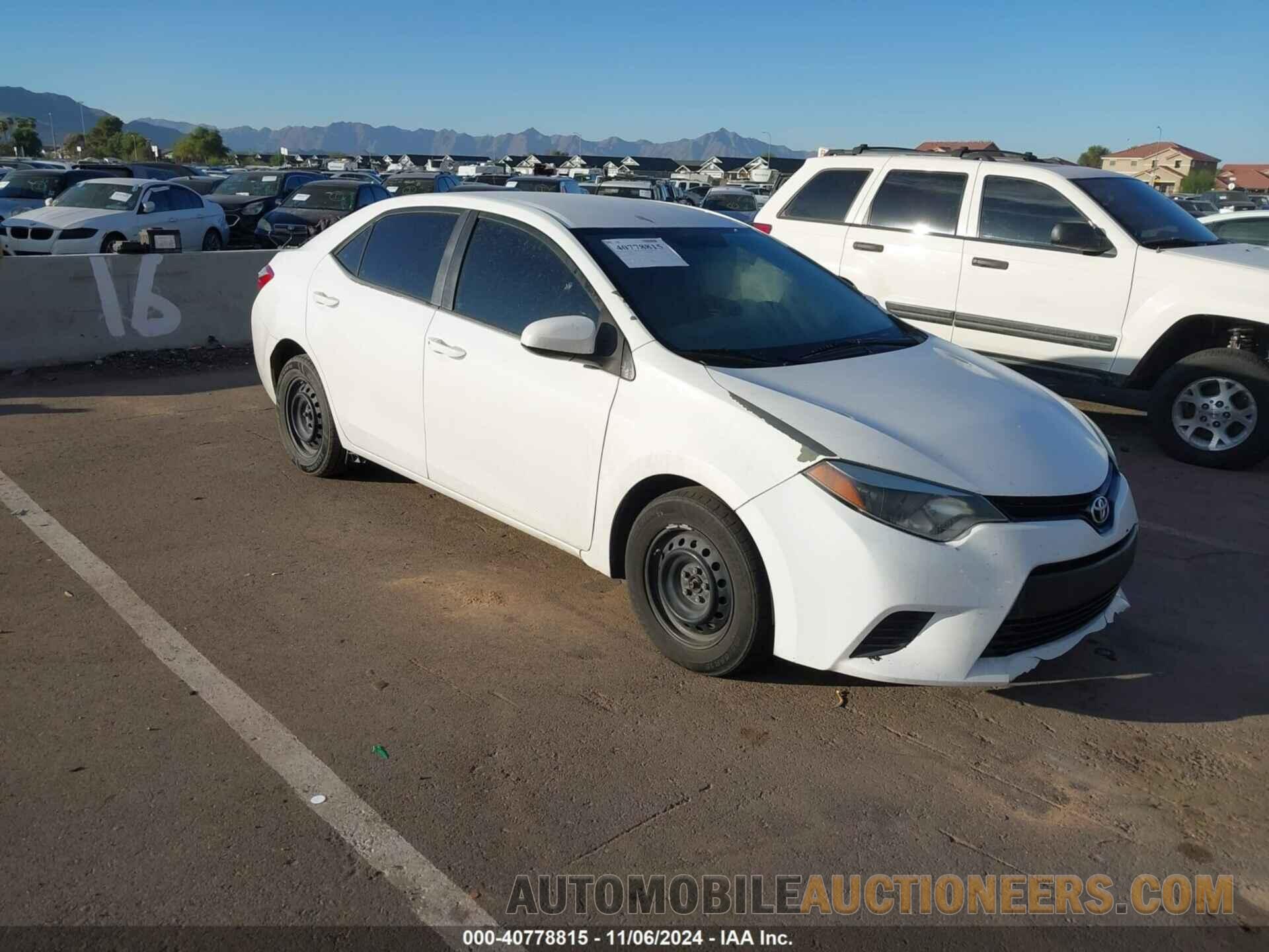 5YFBURHE3FP297734 TOYOTA COROLLA 2015