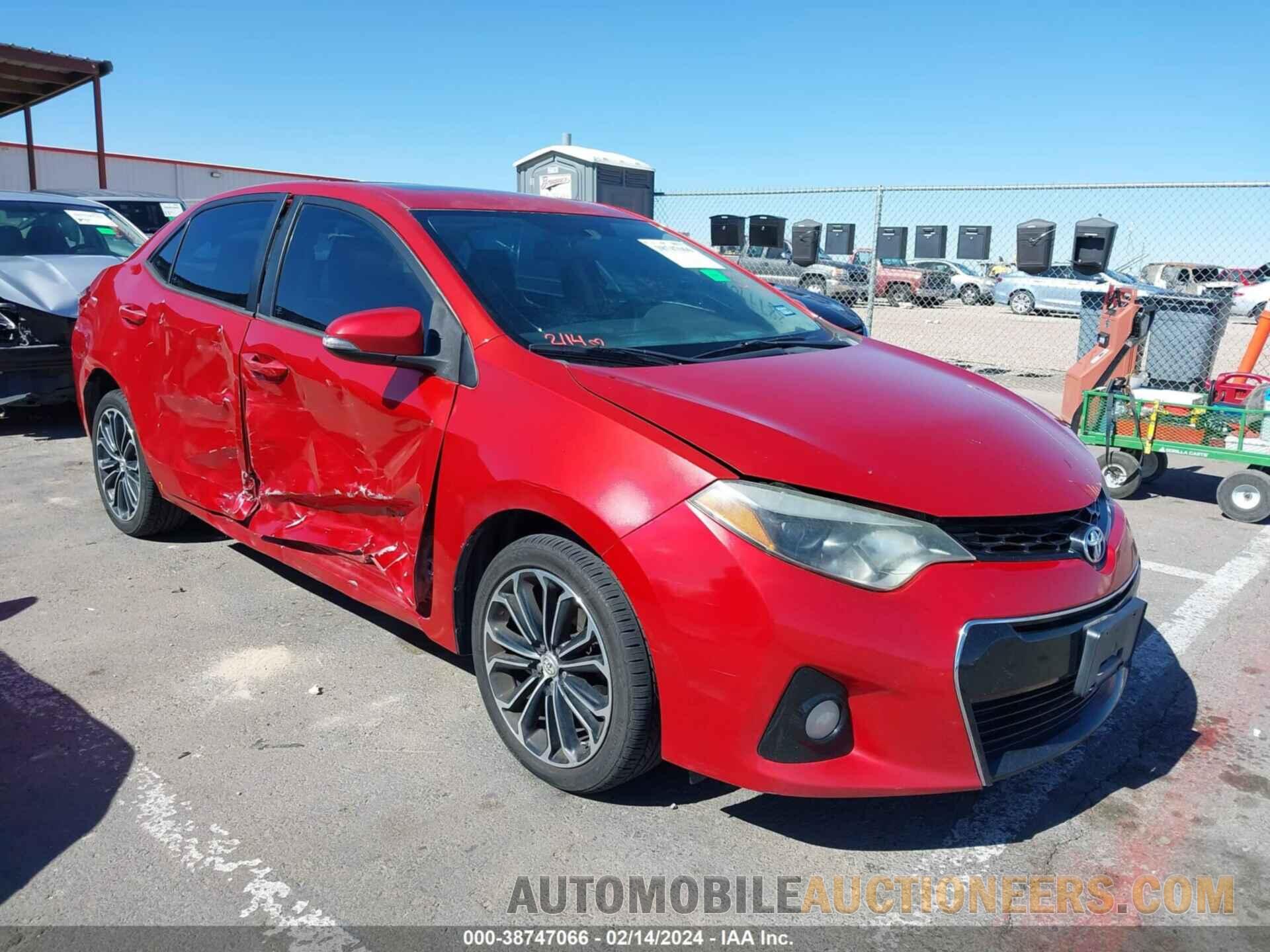 5YFBURHE3FP310854 TOYOTA COROLLA 2015