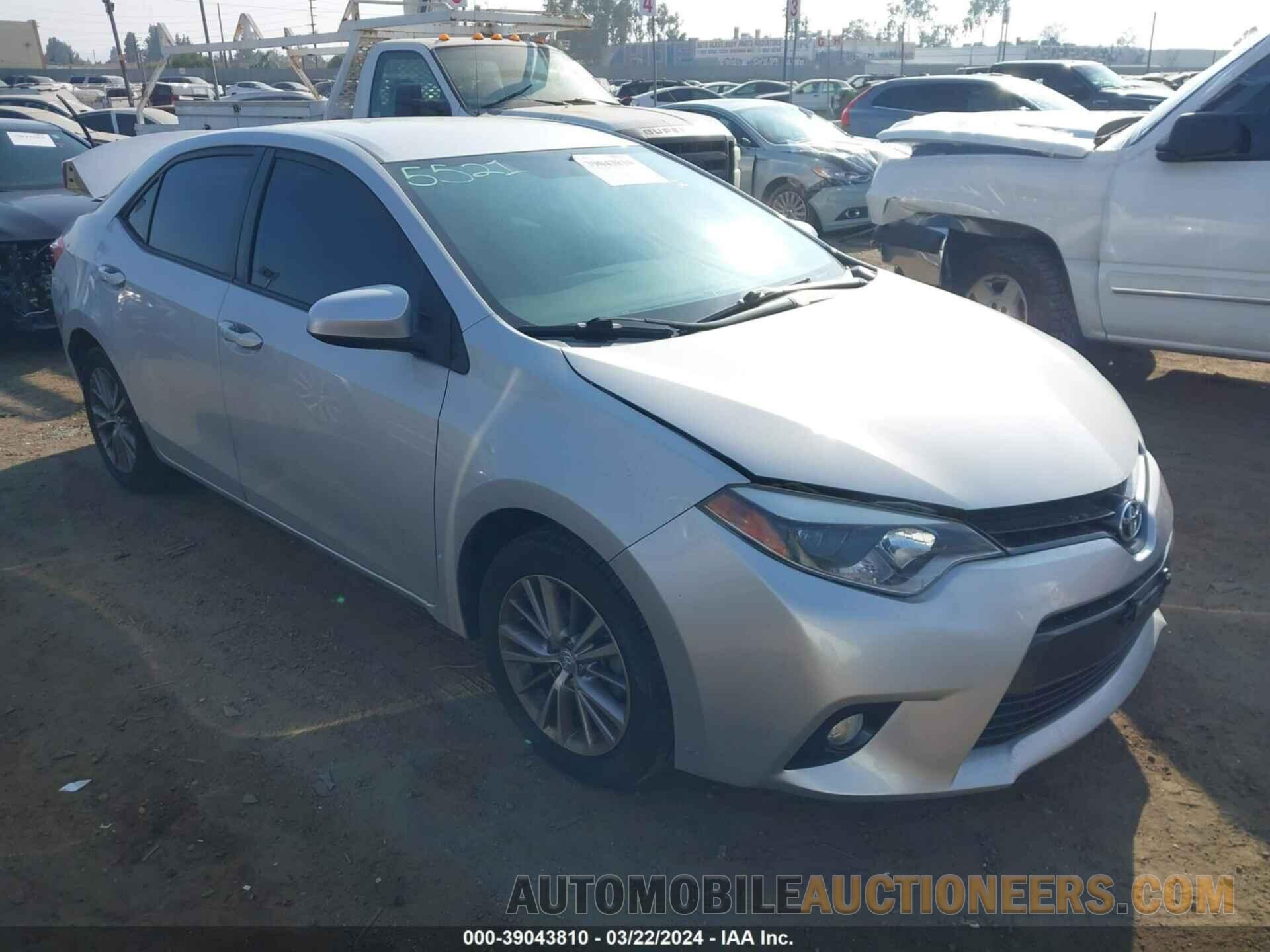 5YFBURHE3FP317125 TOYOTA COROLLA 2015