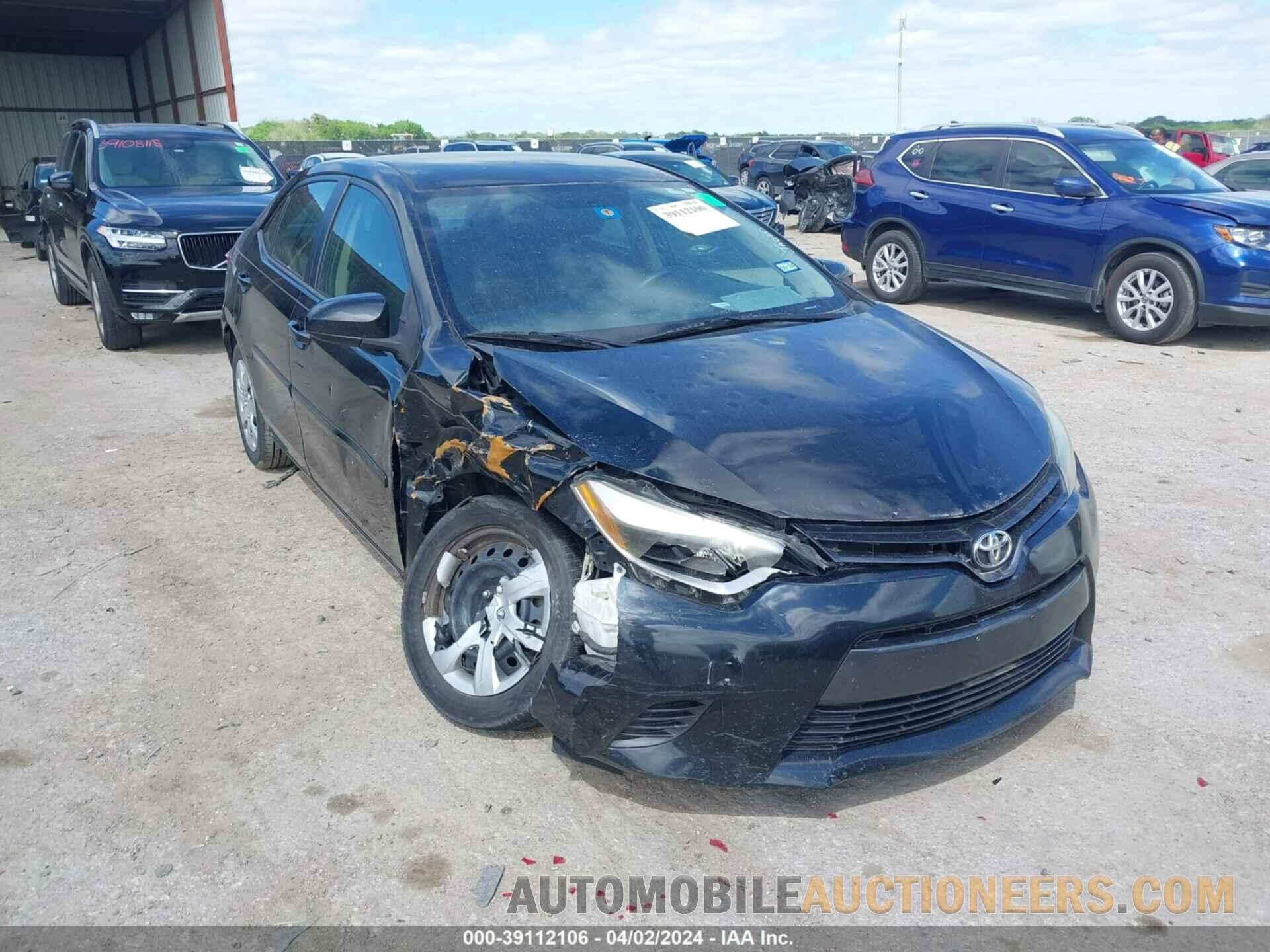 5YFBURHE3FP325175 TOYOTA COROLLA 2015