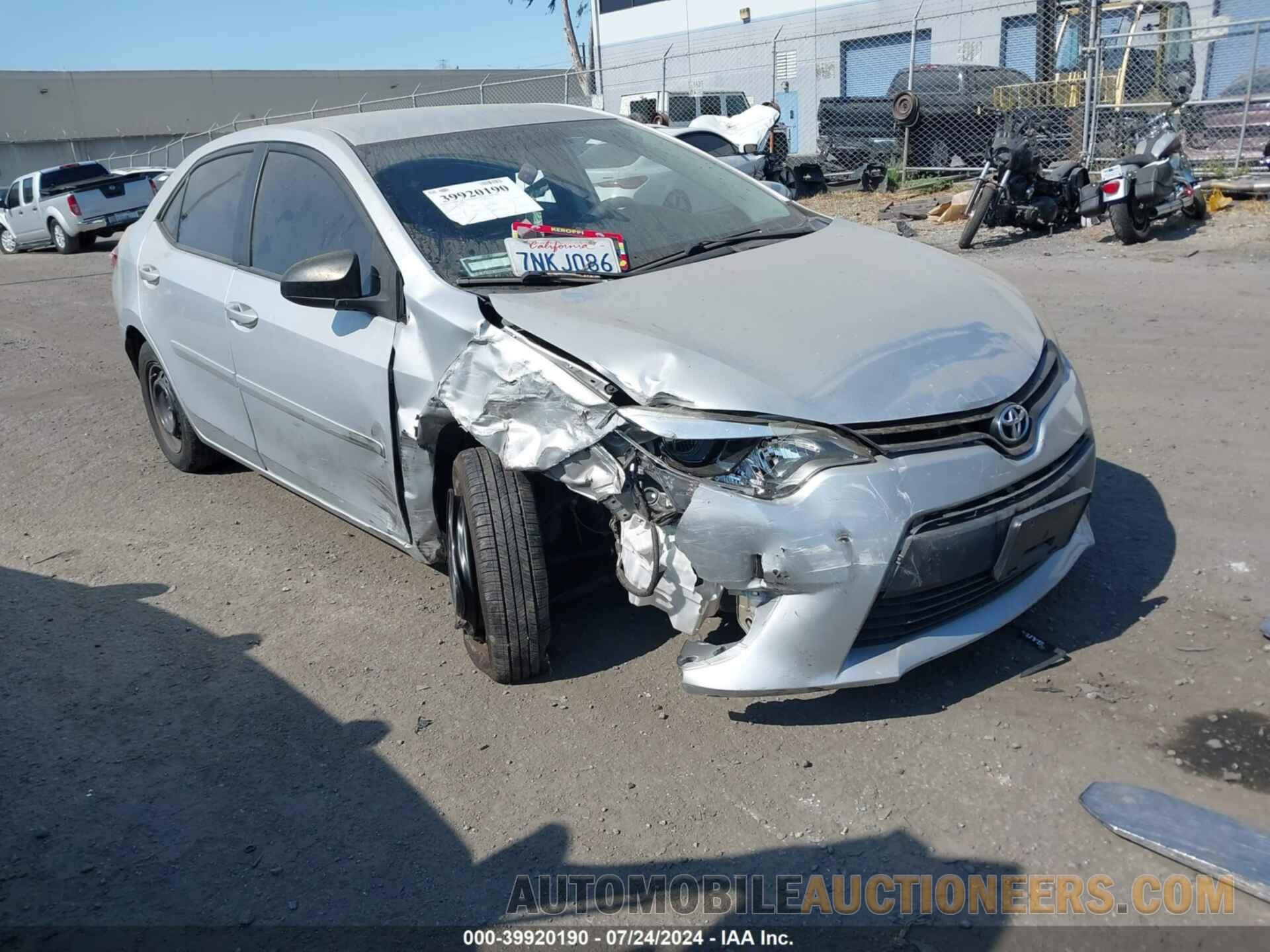 5YFBURHE3FP332482 TOYOTA COROLLA 2015