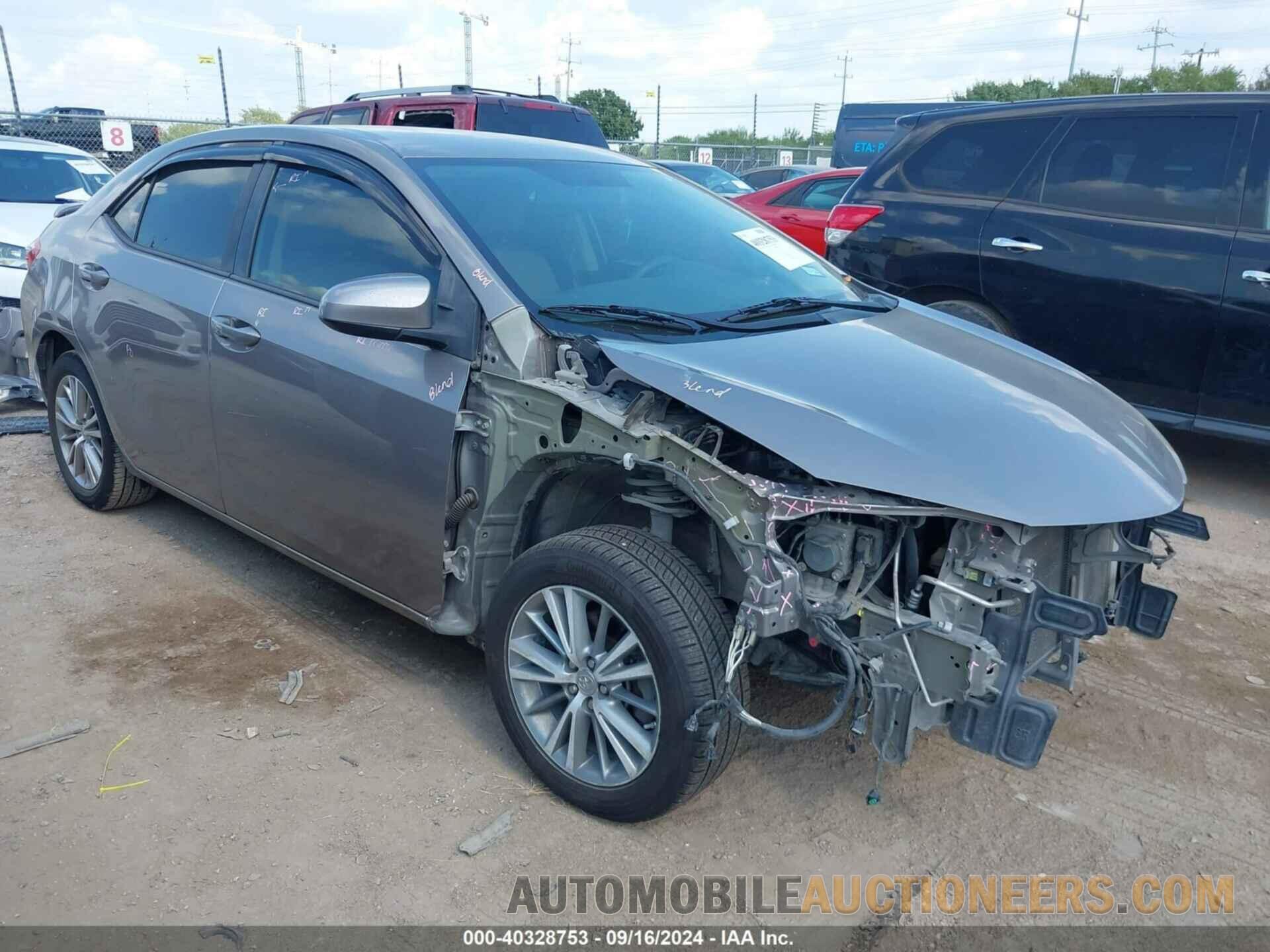 5YFBURHE3FP346060 TOYOTA COROLLA 2015