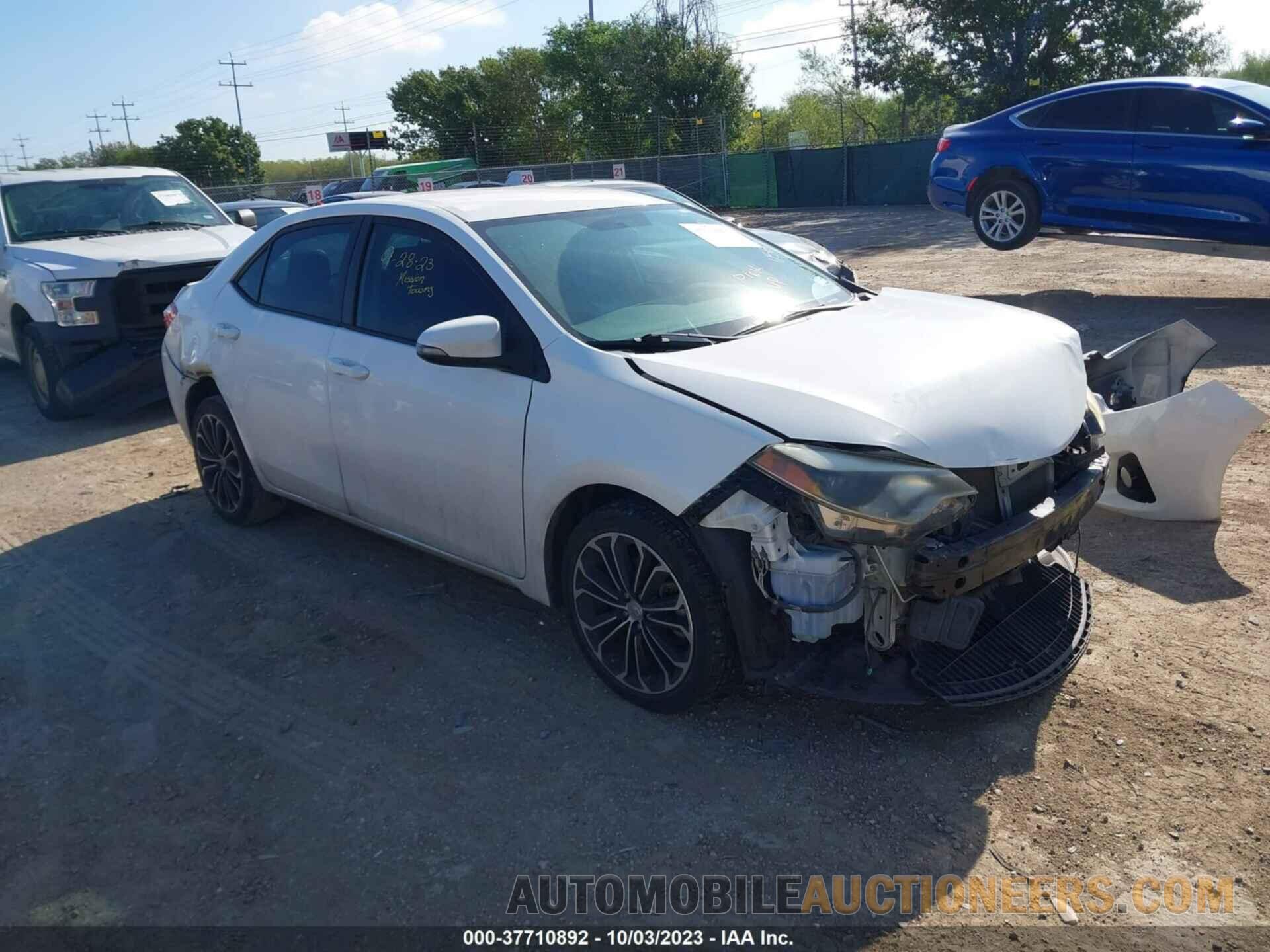 5YFBURHE3FP364140 TOYOTA COROLLA 2015