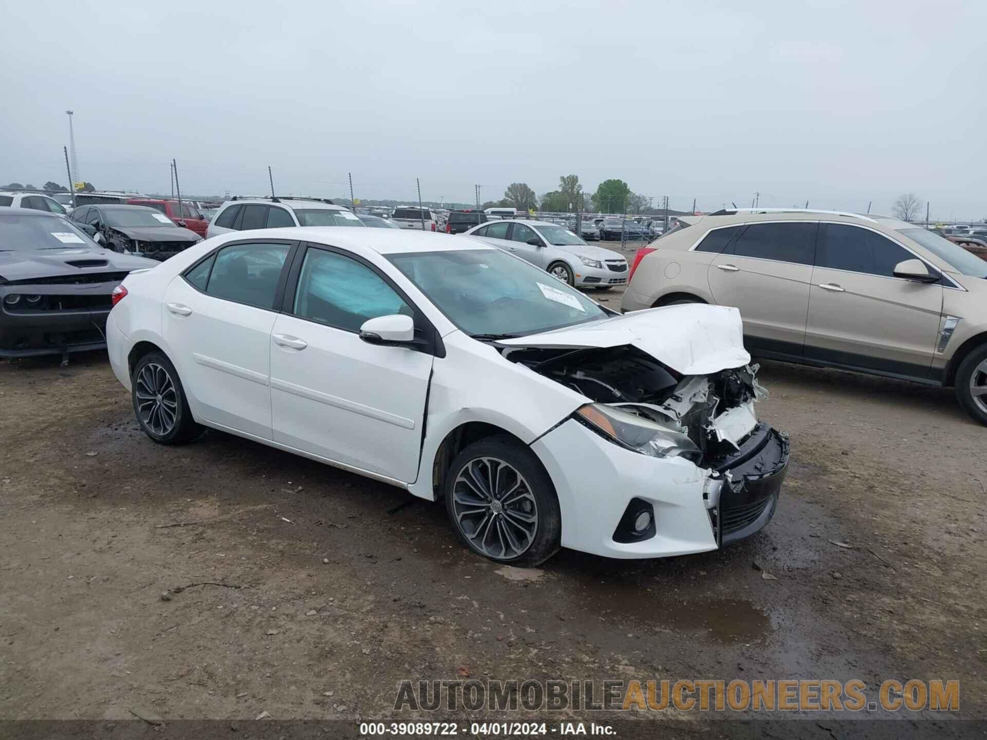 5YFBURHE3GP367847 TOYOTA COROLLA 2016