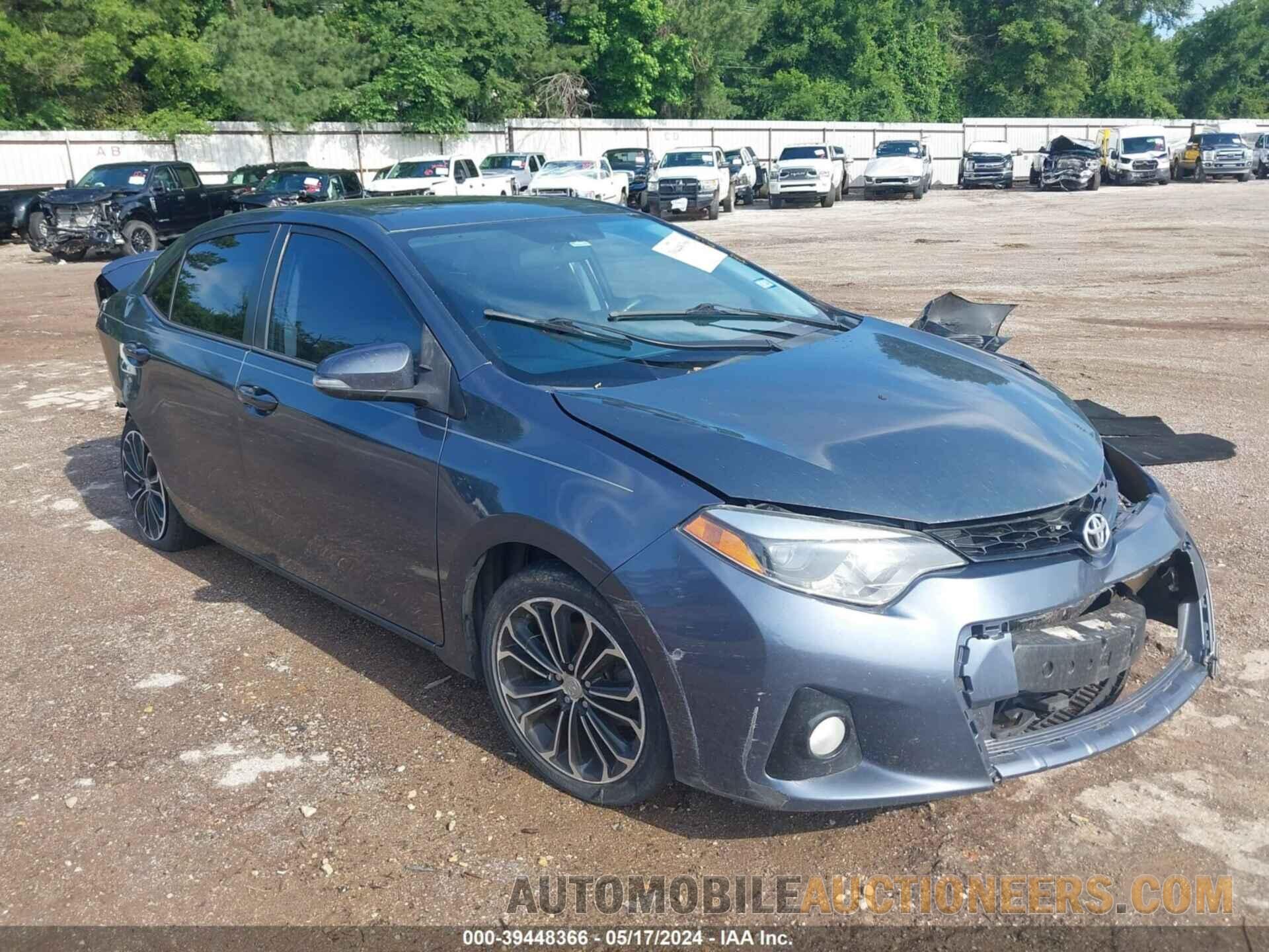 5YFBURHE3GP370215 TOYOTA COROLLA 2016