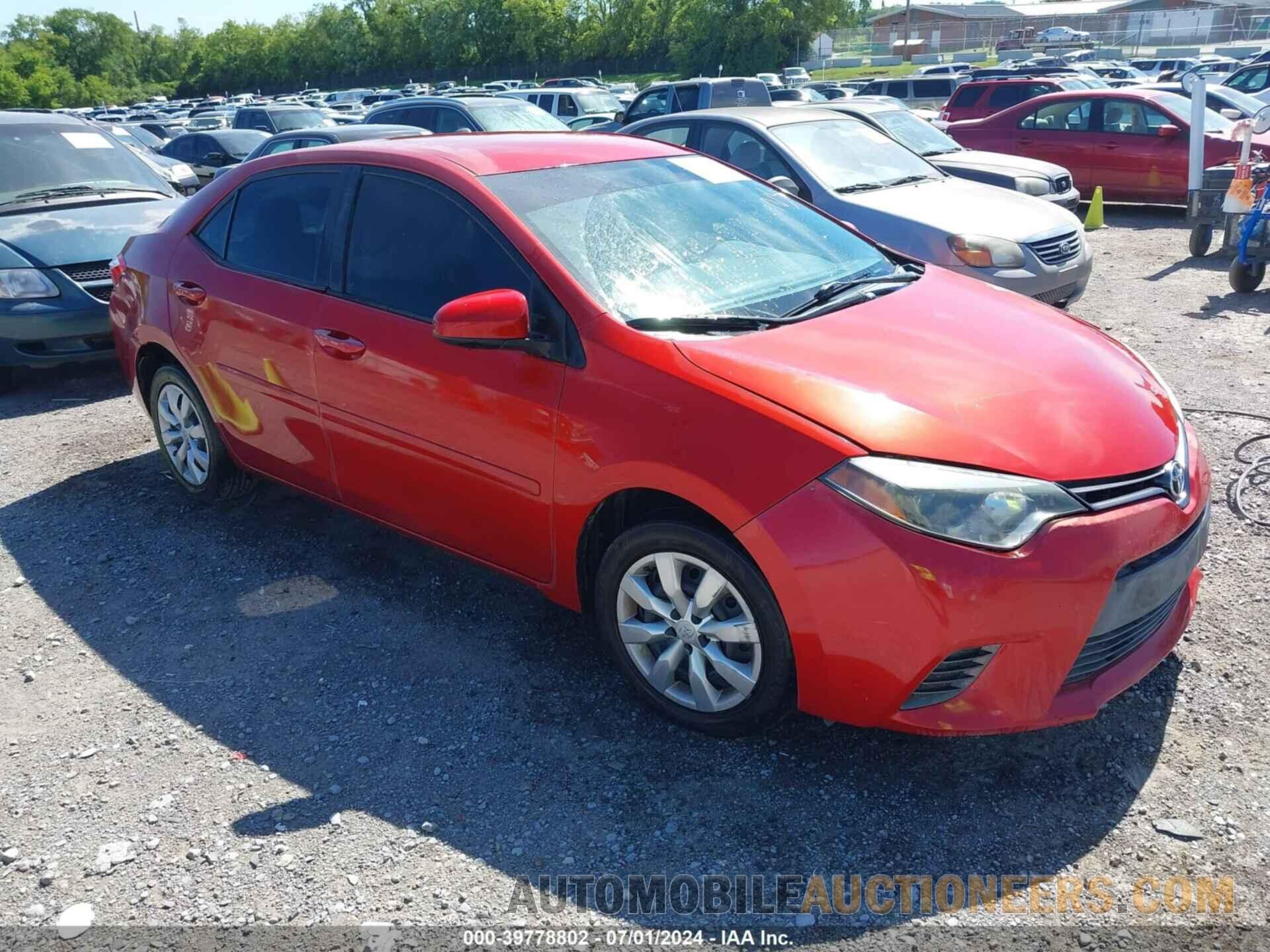 5YFBURHE3GP371350 TOYOTA COROLLA 2016