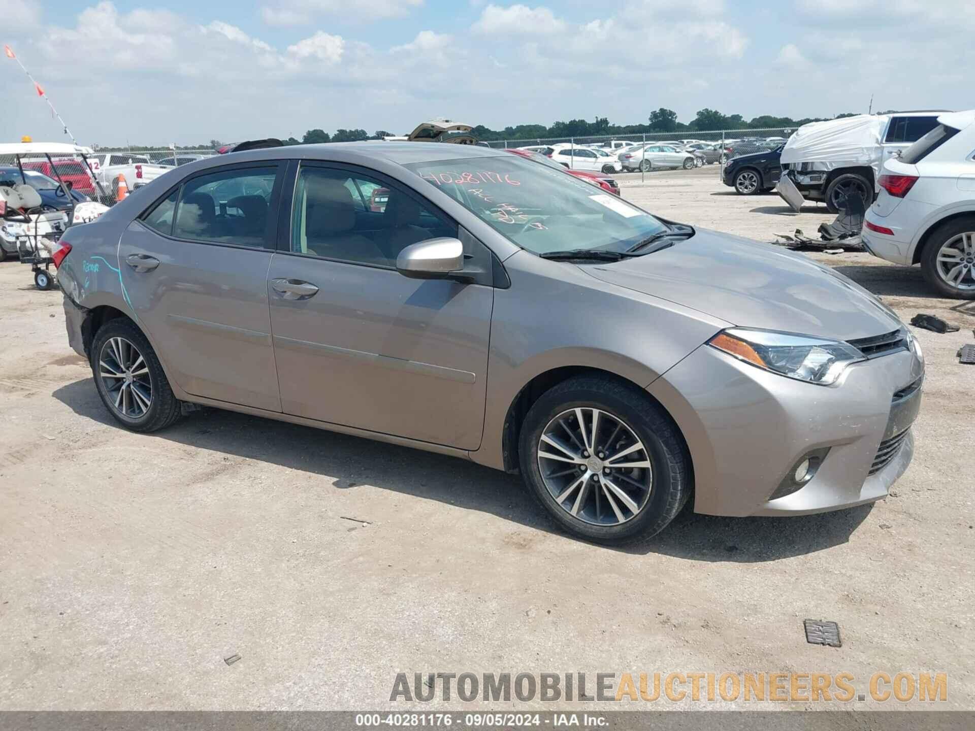 5YFBURHE3GP388911 TOYOTA COROLLA 2016