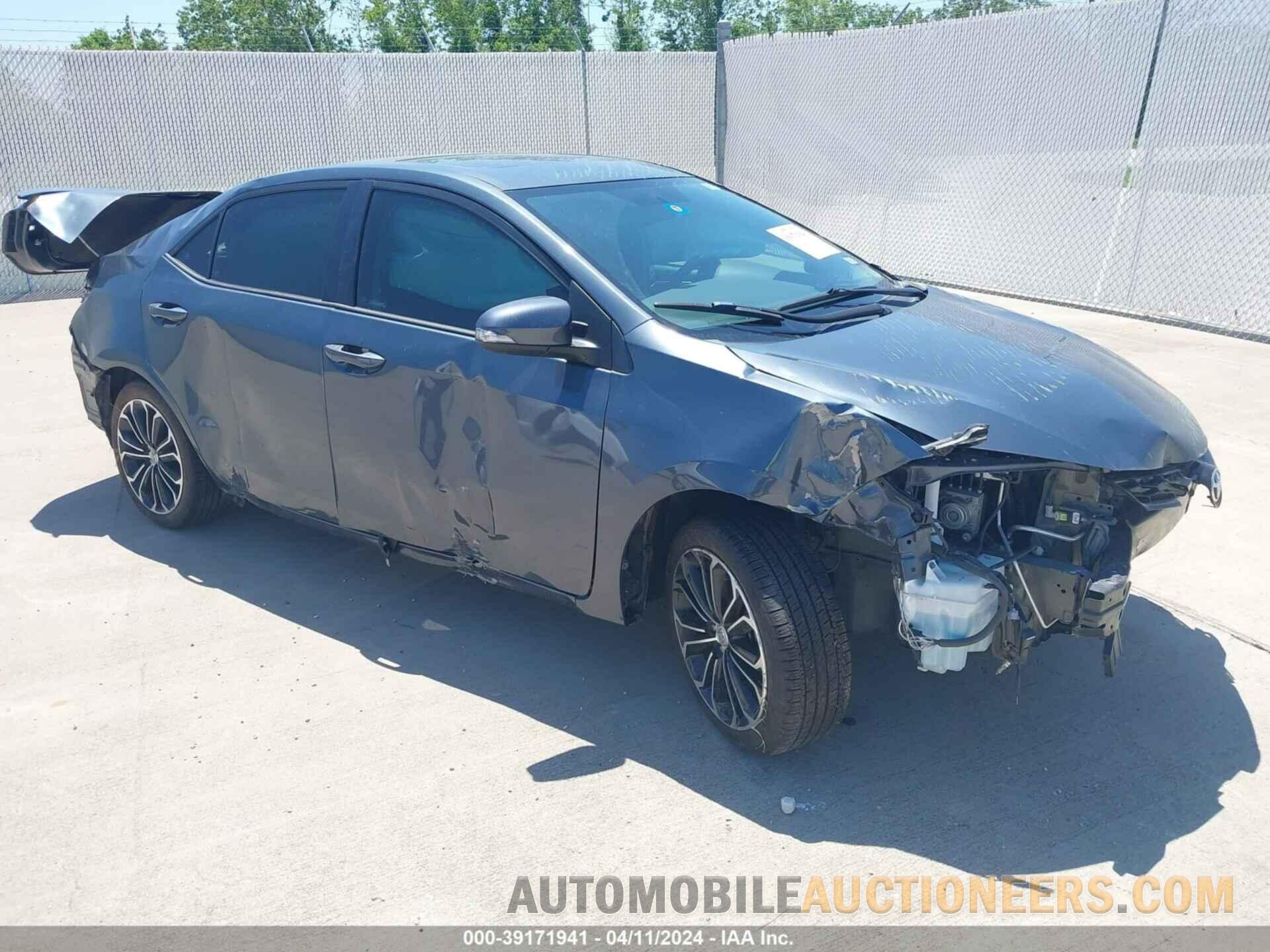 5YFBURHE3GP399603 TOYOTA COROLLA 2016