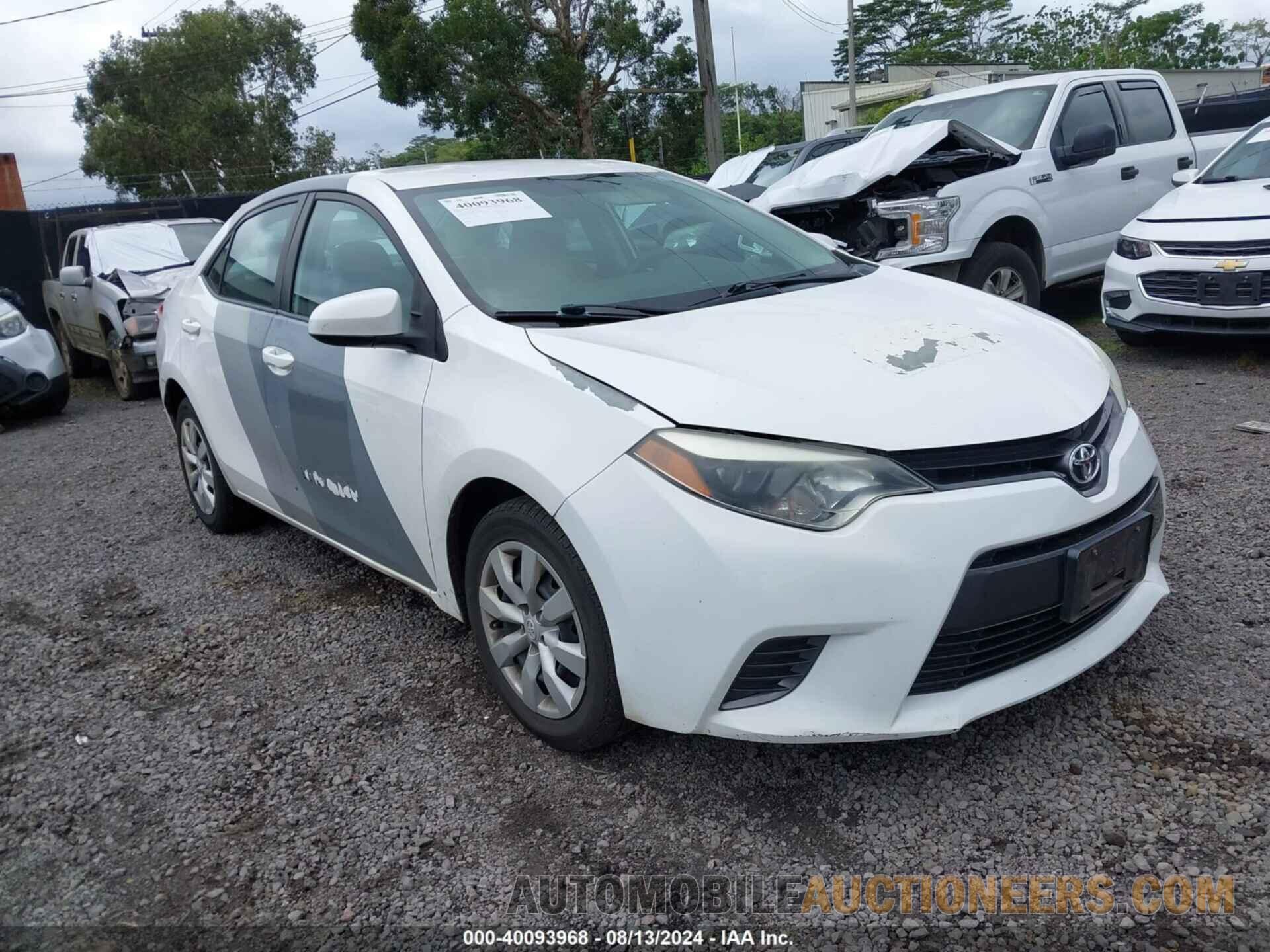 5YFBURHE3GP417890 TOYOTA COROLLA 2016