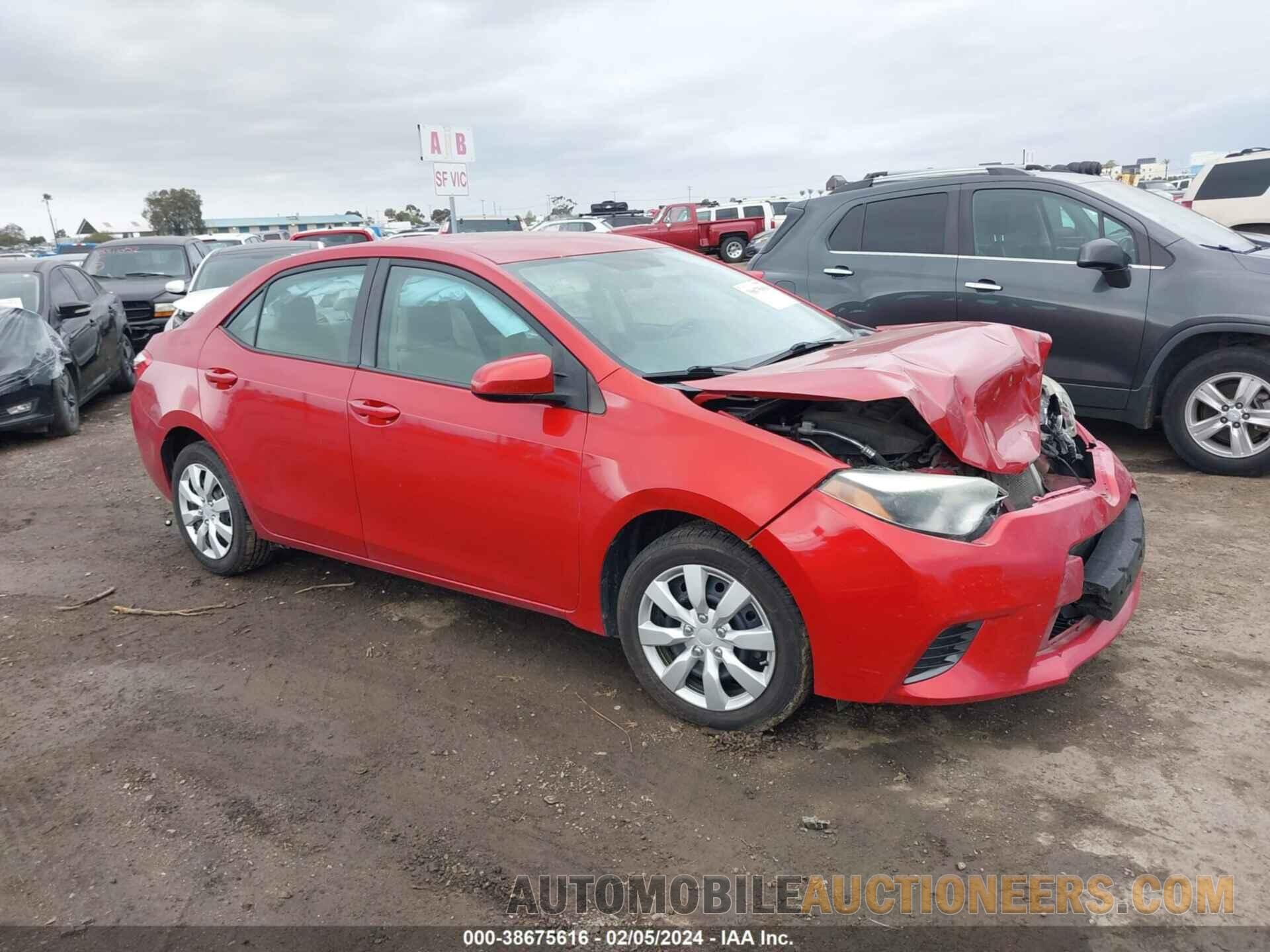 5YFBURHE3GP425584 TOYOTA COROLLA 2016