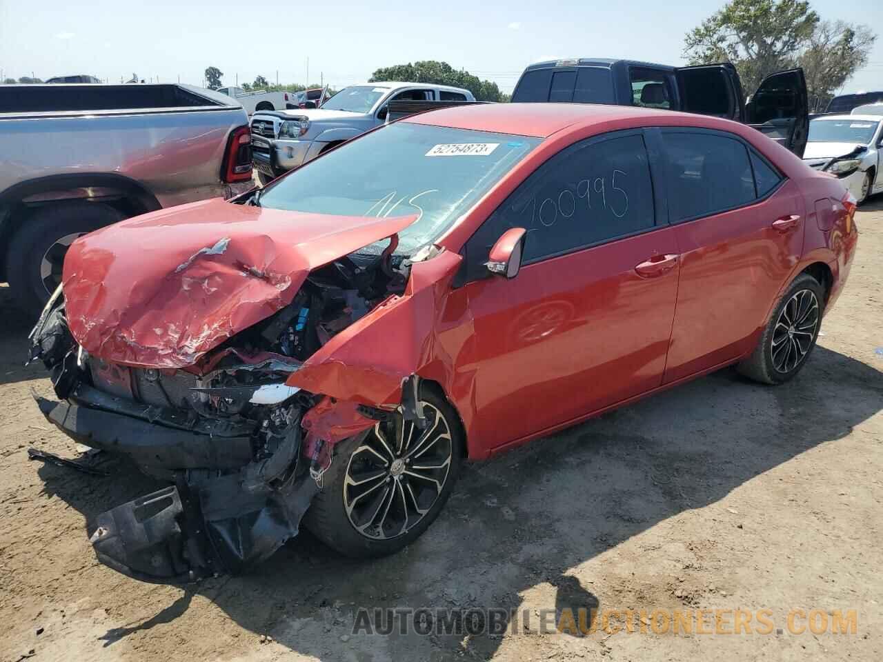 5YFBURHE3GP450162 TOYOTA COROLLA 2016