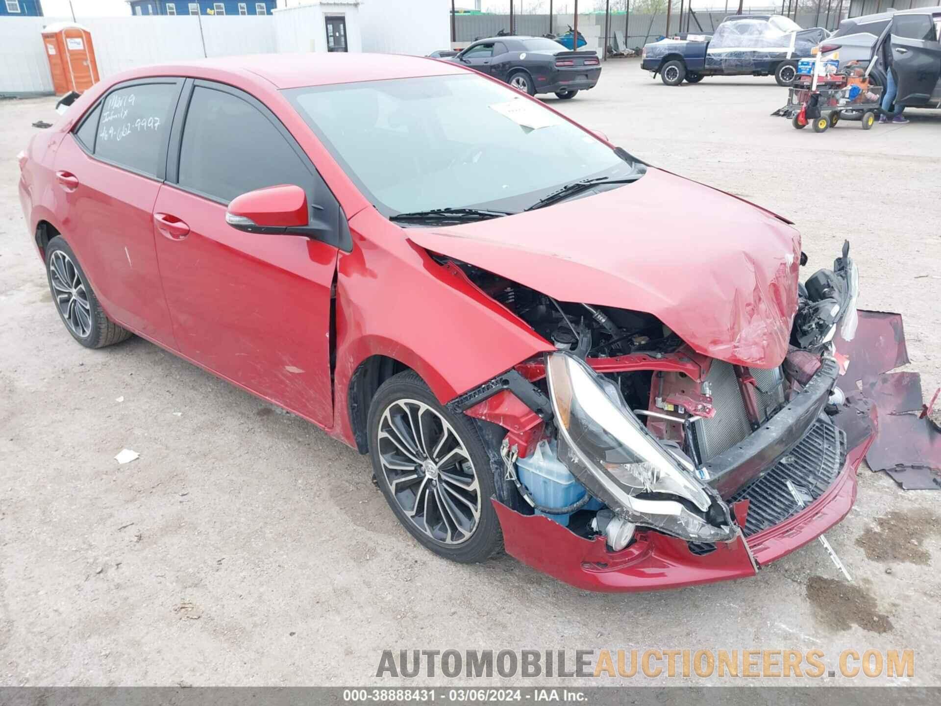 5YFBURHE3GP464823 TOYOTA COROLLA 2016